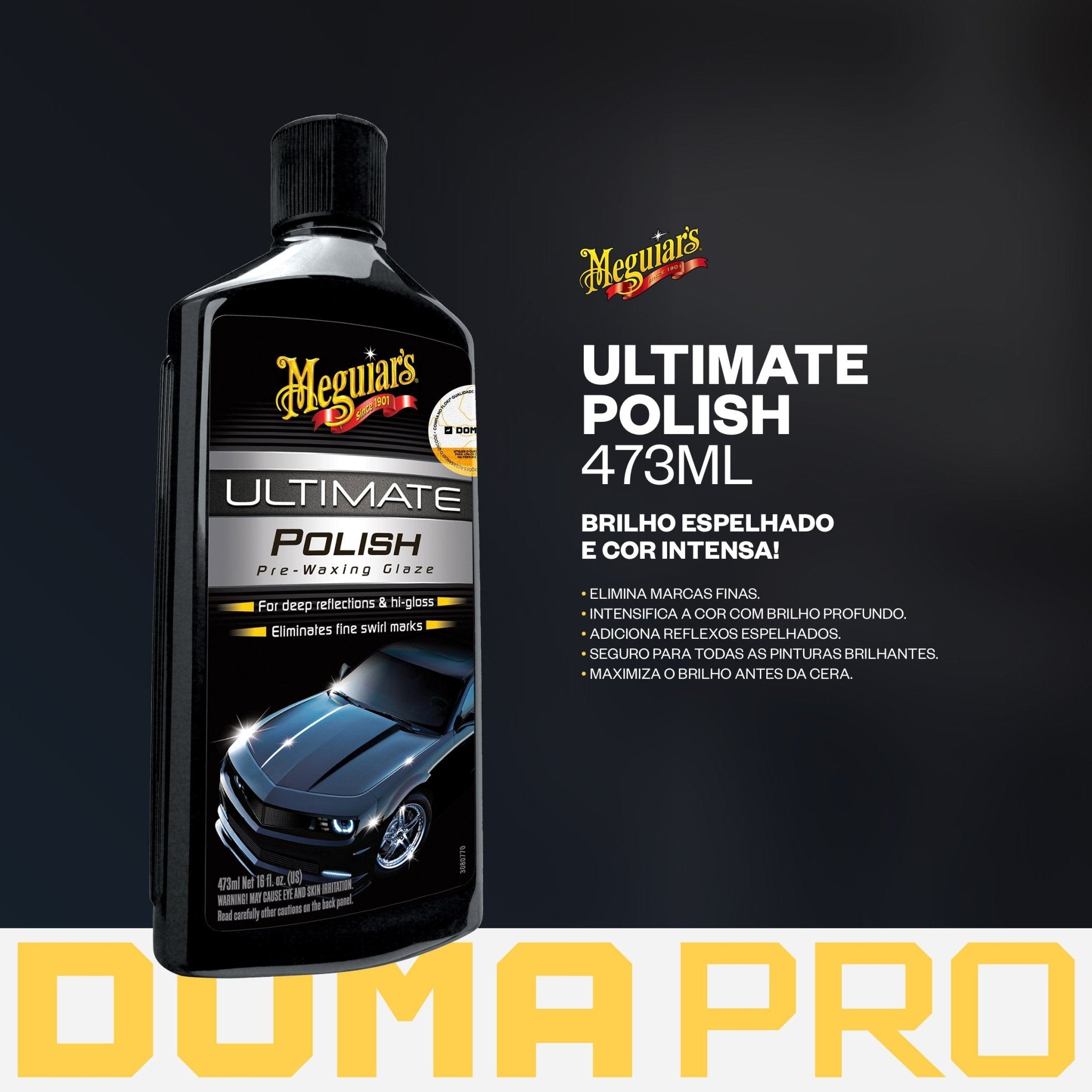 Cera Líquida Cristalizadora - Ultimate Polish 473ml - Meguiar's - DOMA