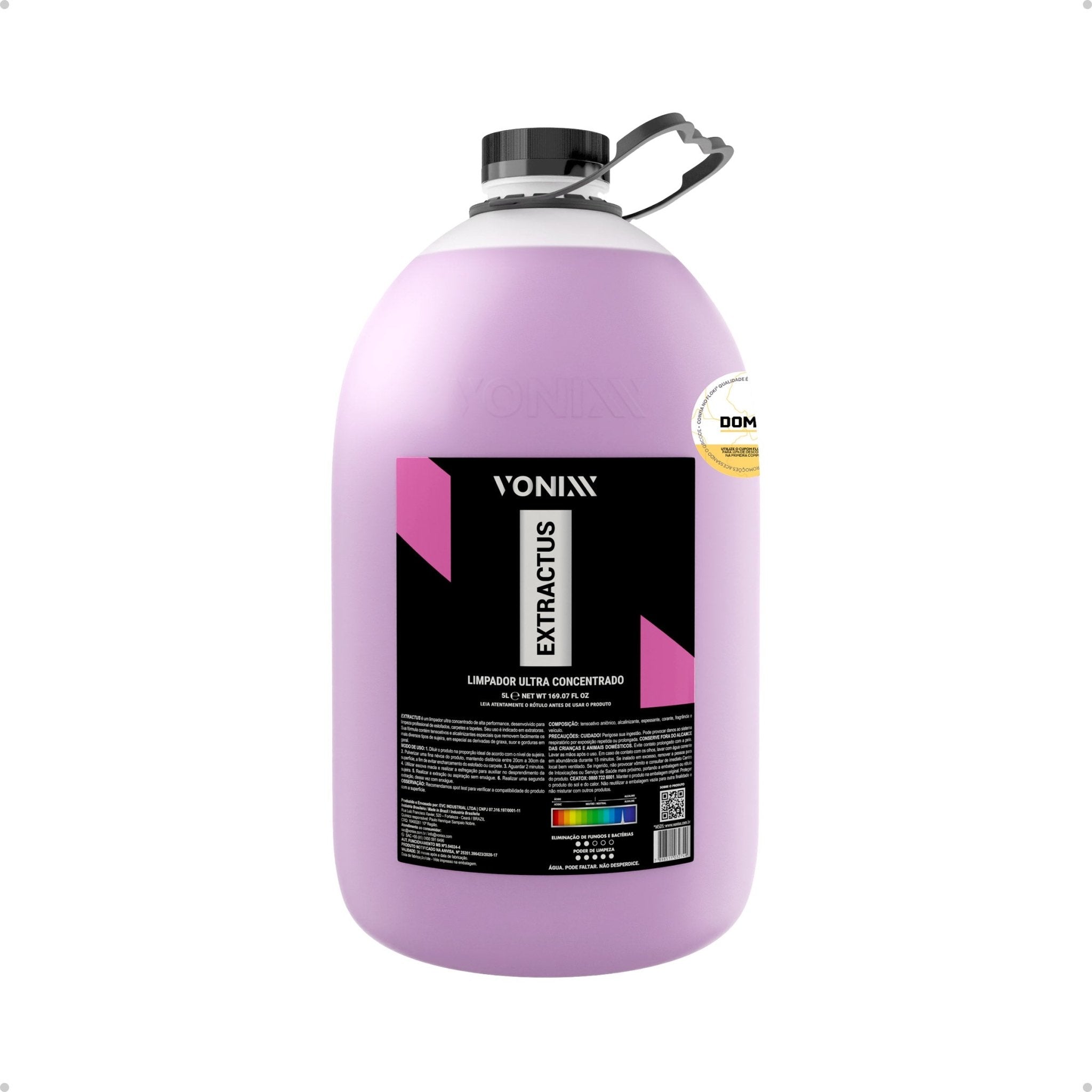 Extractus Vonixx Limpador Ultra Concentrado Sistema VSC 5L - DOMA
