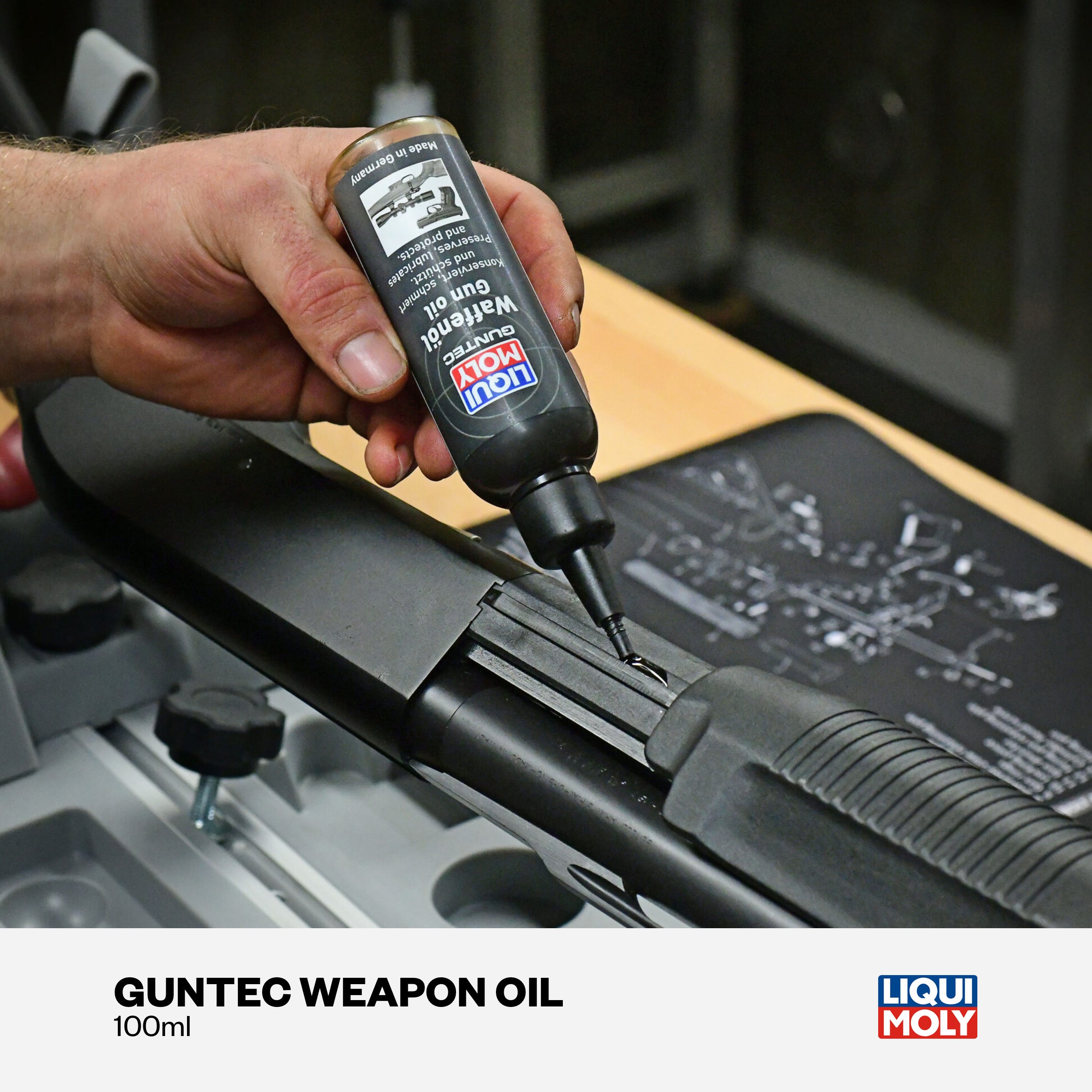 Guntec Weapon Oil 100ml - Liqui Moly - Óleo Lubrificante Para Armas