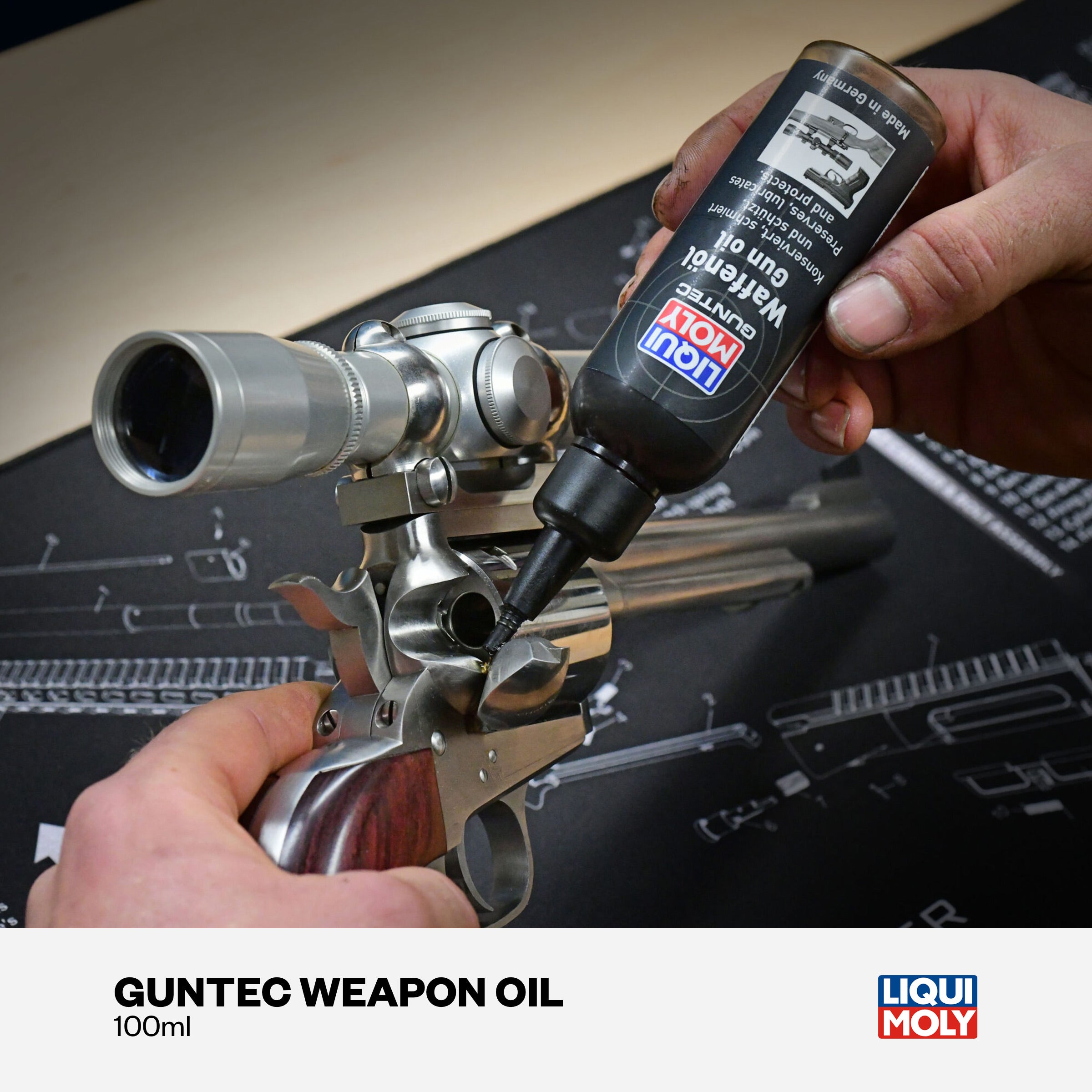 Guntec Weapon Oil 100ml - Liqui Moly - Óleo Lubrificante Para Armas