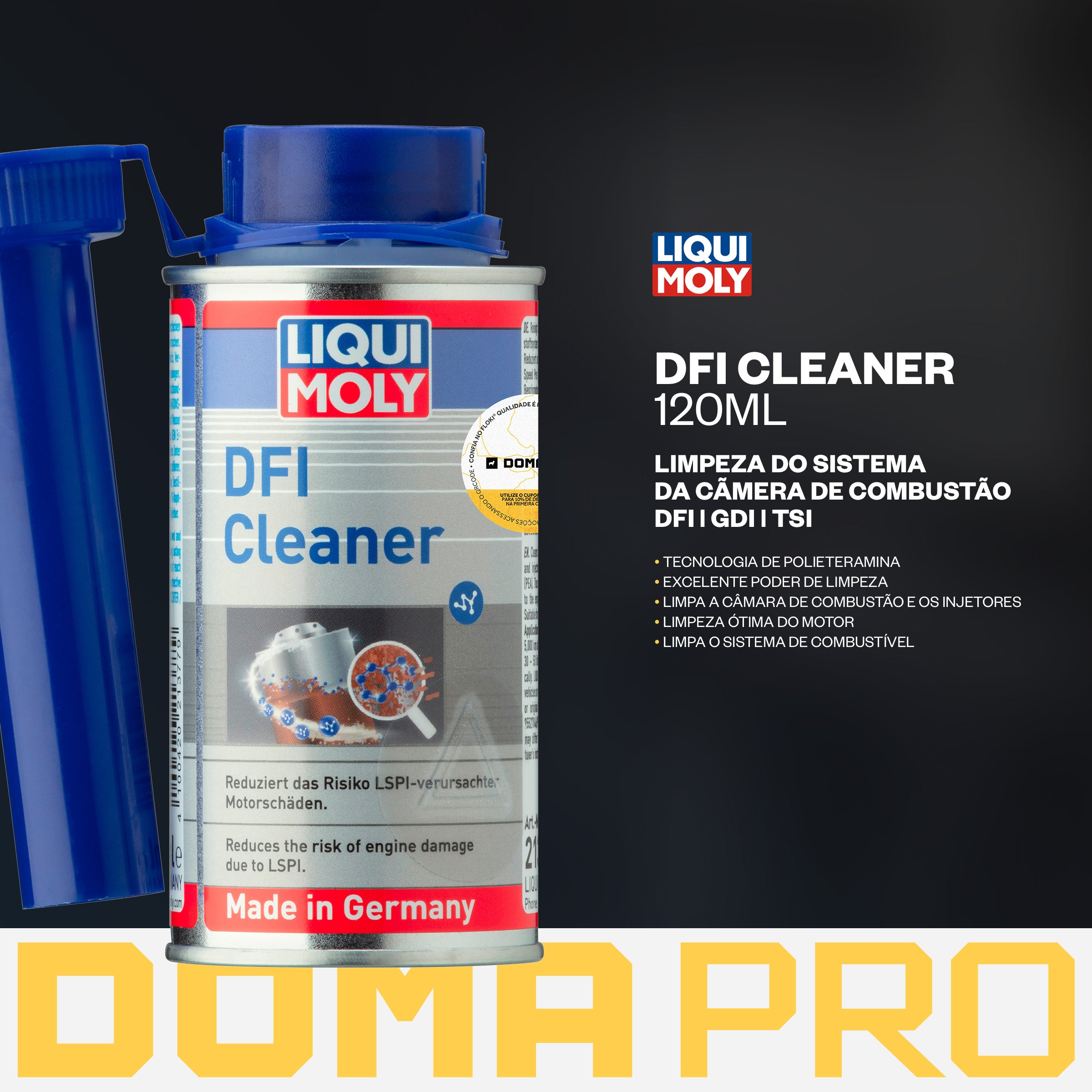 DFI Cleaner 120ml - Liqui Moly - Limpeza Sistema Injeção Direta