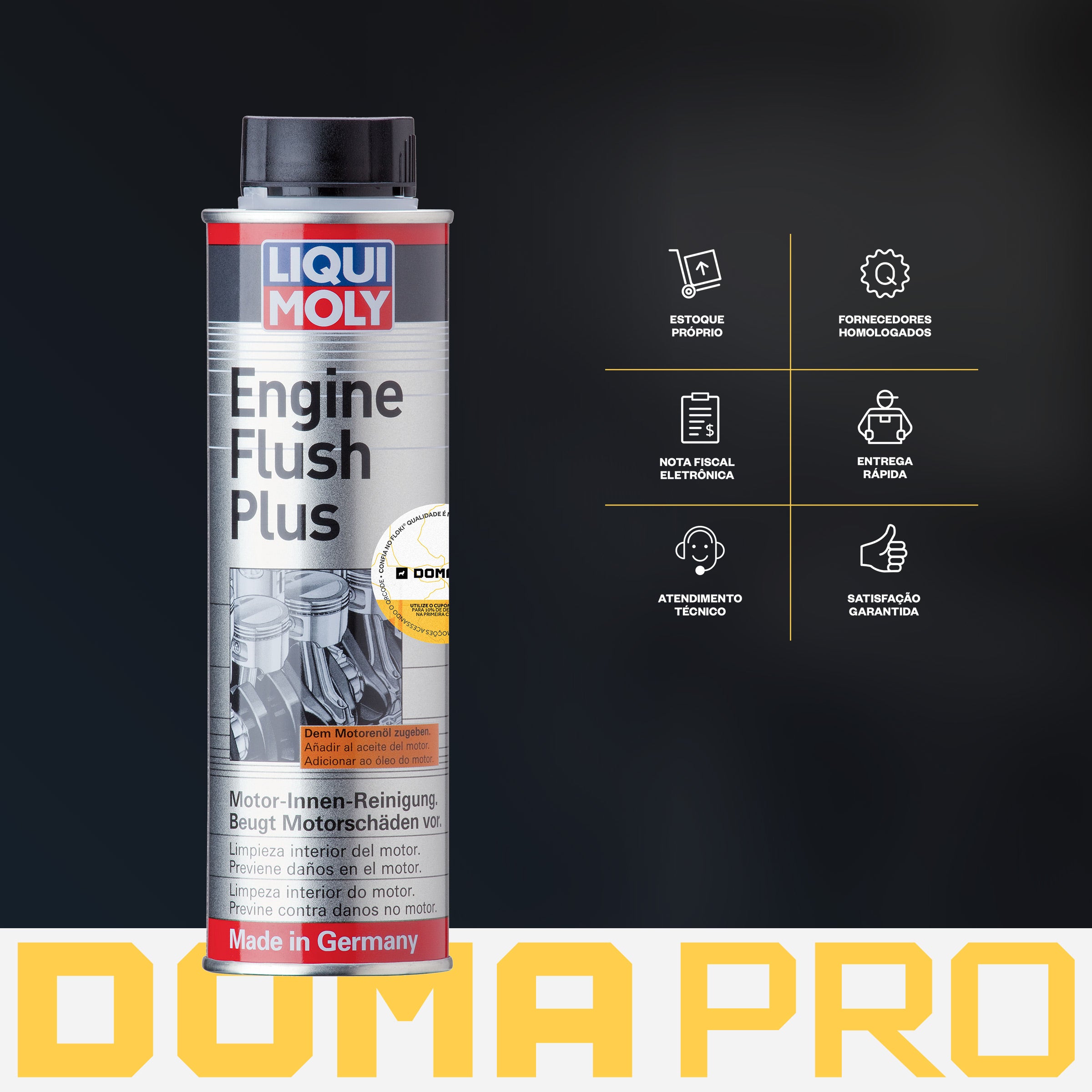 Engine Flush Plus 300ml - Liqui Moly - Limpeza Rápida Do Motor