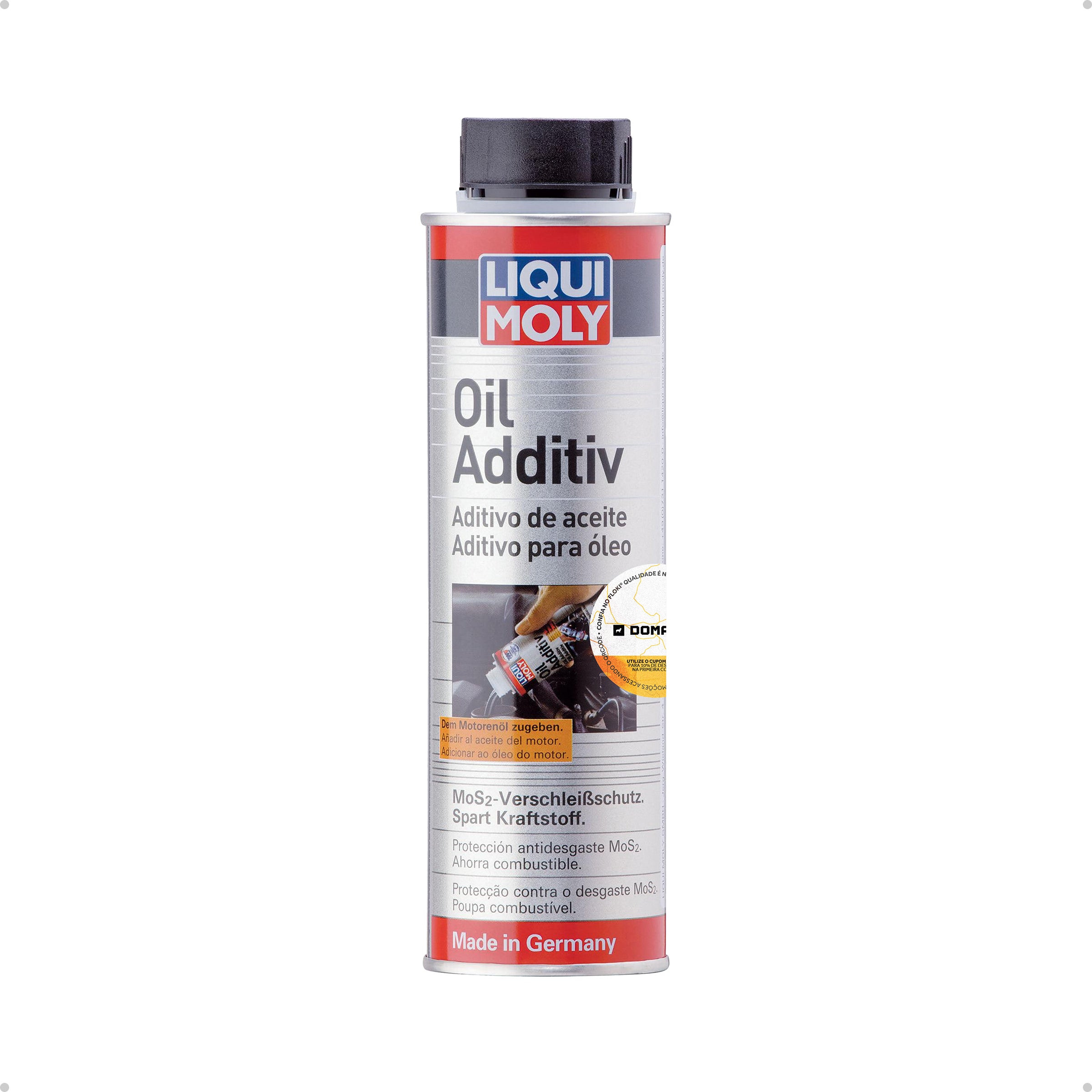 Oil Additiv 300ml - Liqui Moly - Redutor Atrito Condicionador De Metais