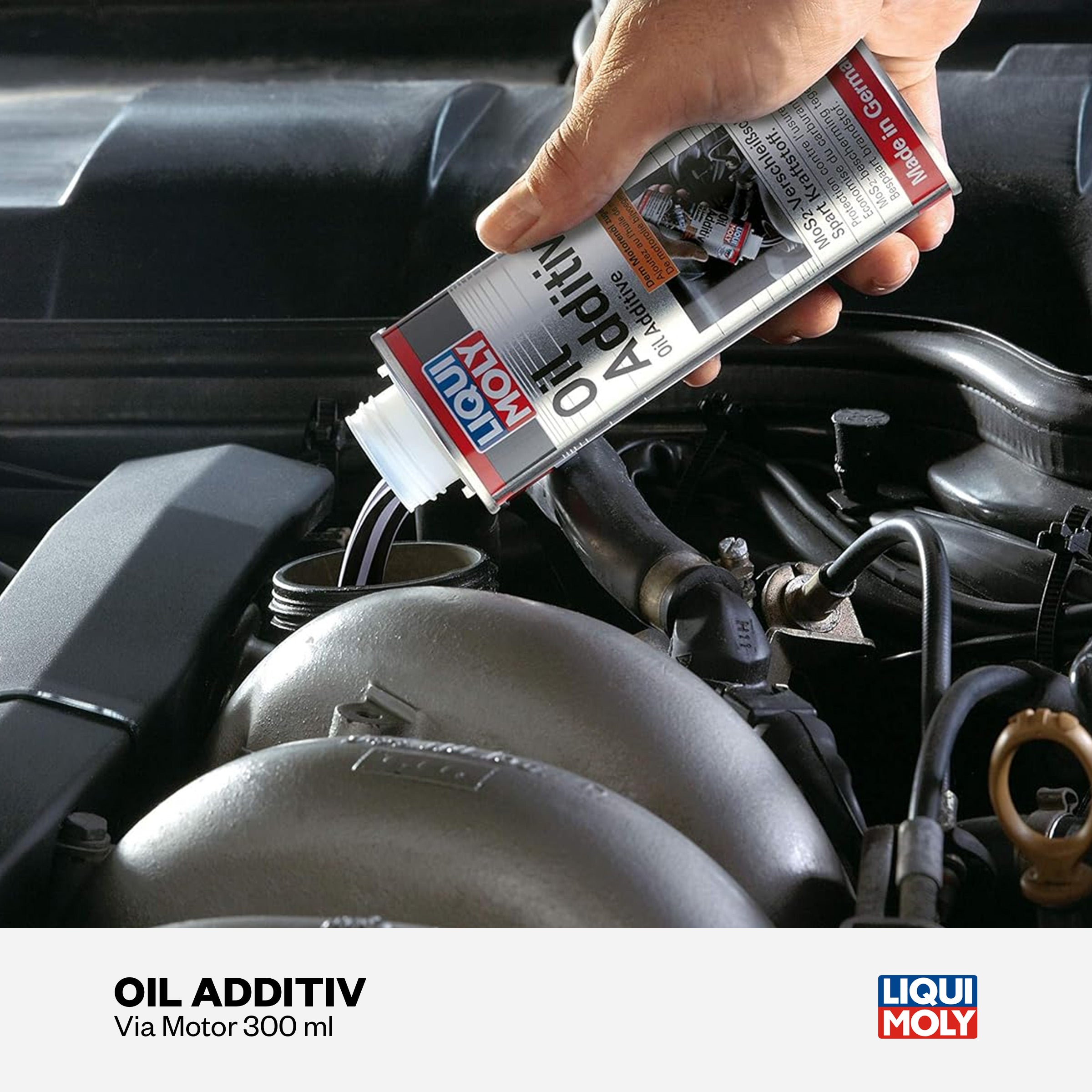 Oil Additiv 300ml - Liqui Moly - Redutor Atrito Condicionador De Metais