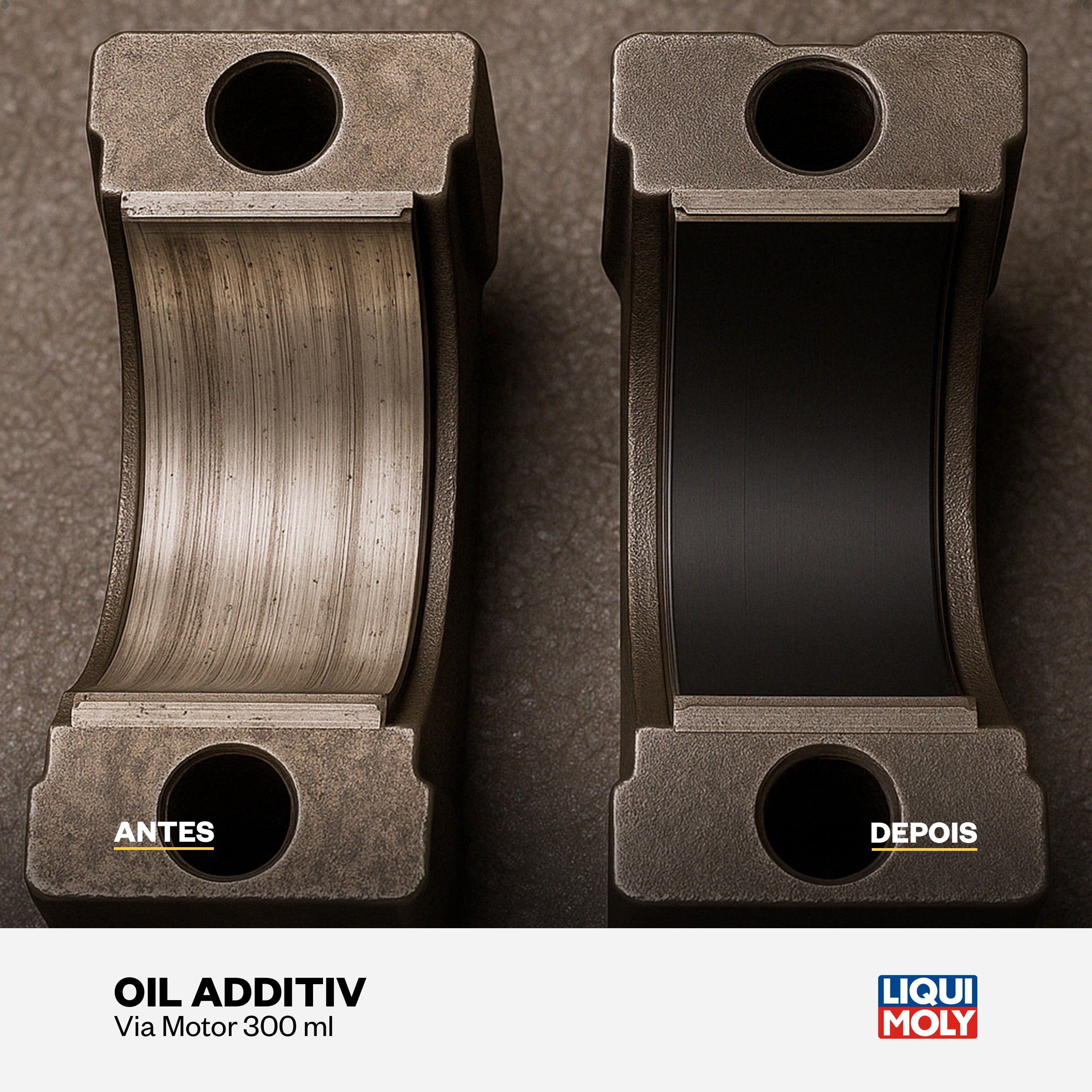 Oil Additiv 300ml - Liqui Moly - Redutor Atrito Condicionador De Metais
