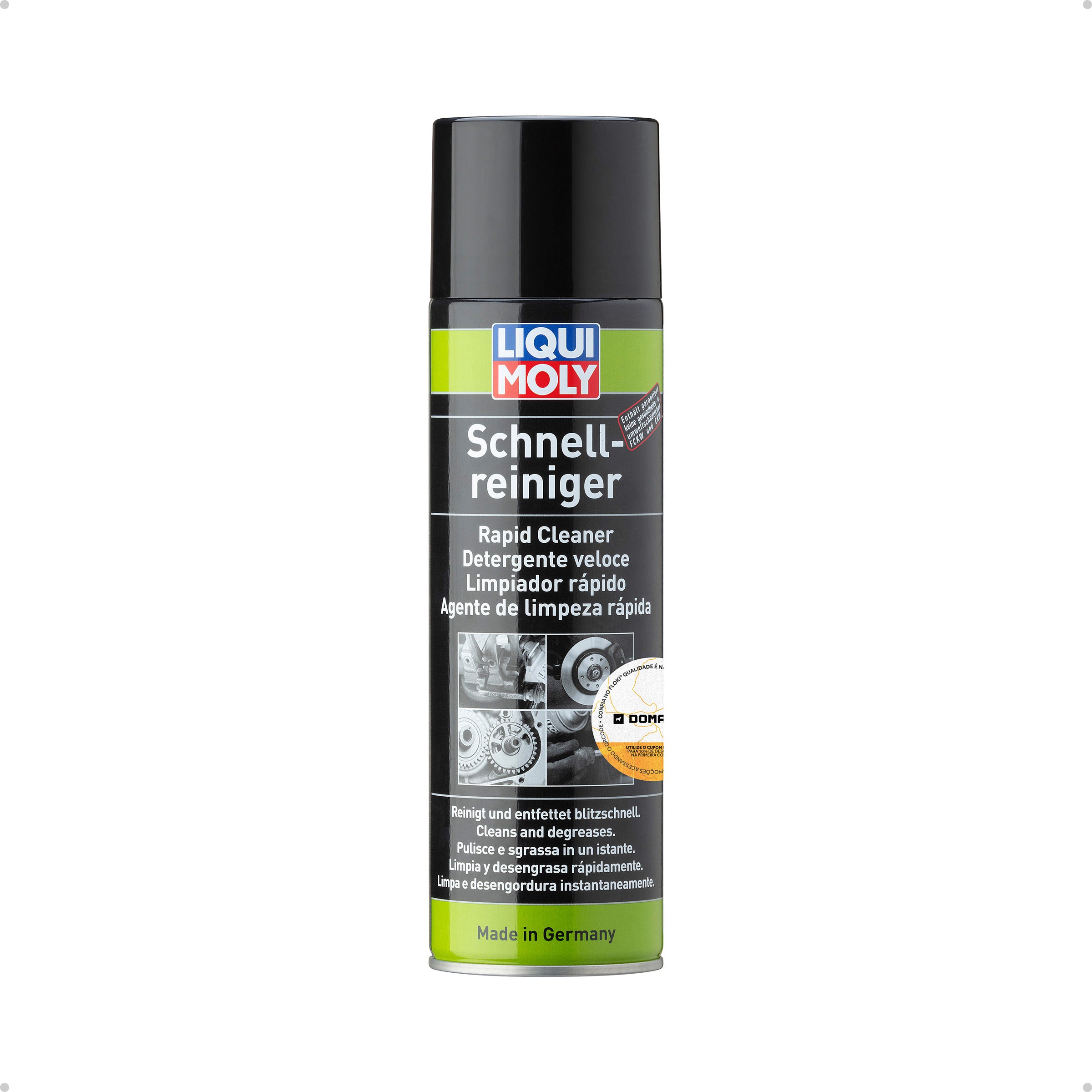 Rapid Cleaner Spray 500ml - Liqui Moly - Limpeza Universal e Desengordurante