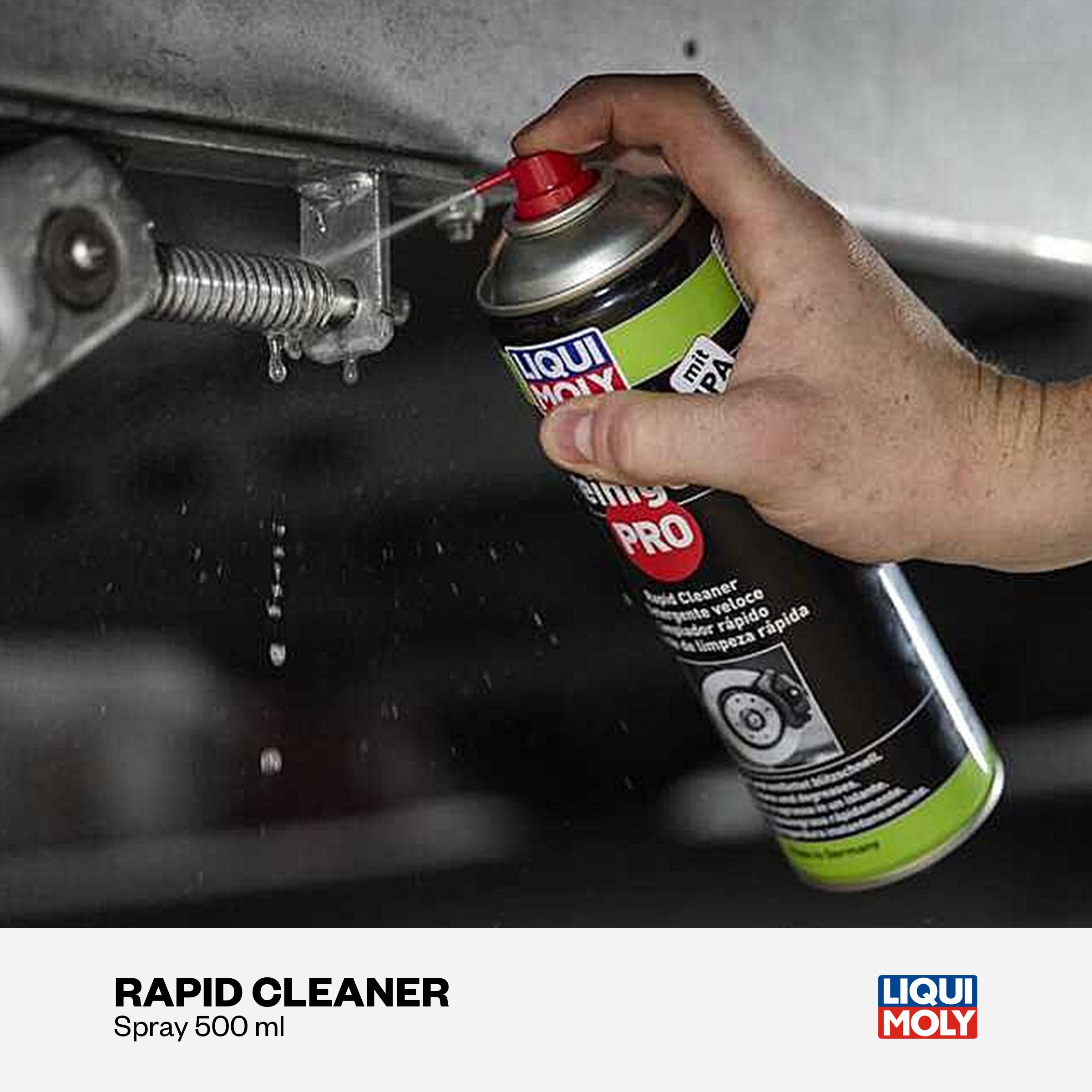 Rapid Cleaner Spray 500ml - Liqui Moly - Limpeza Universal e Desengordurante