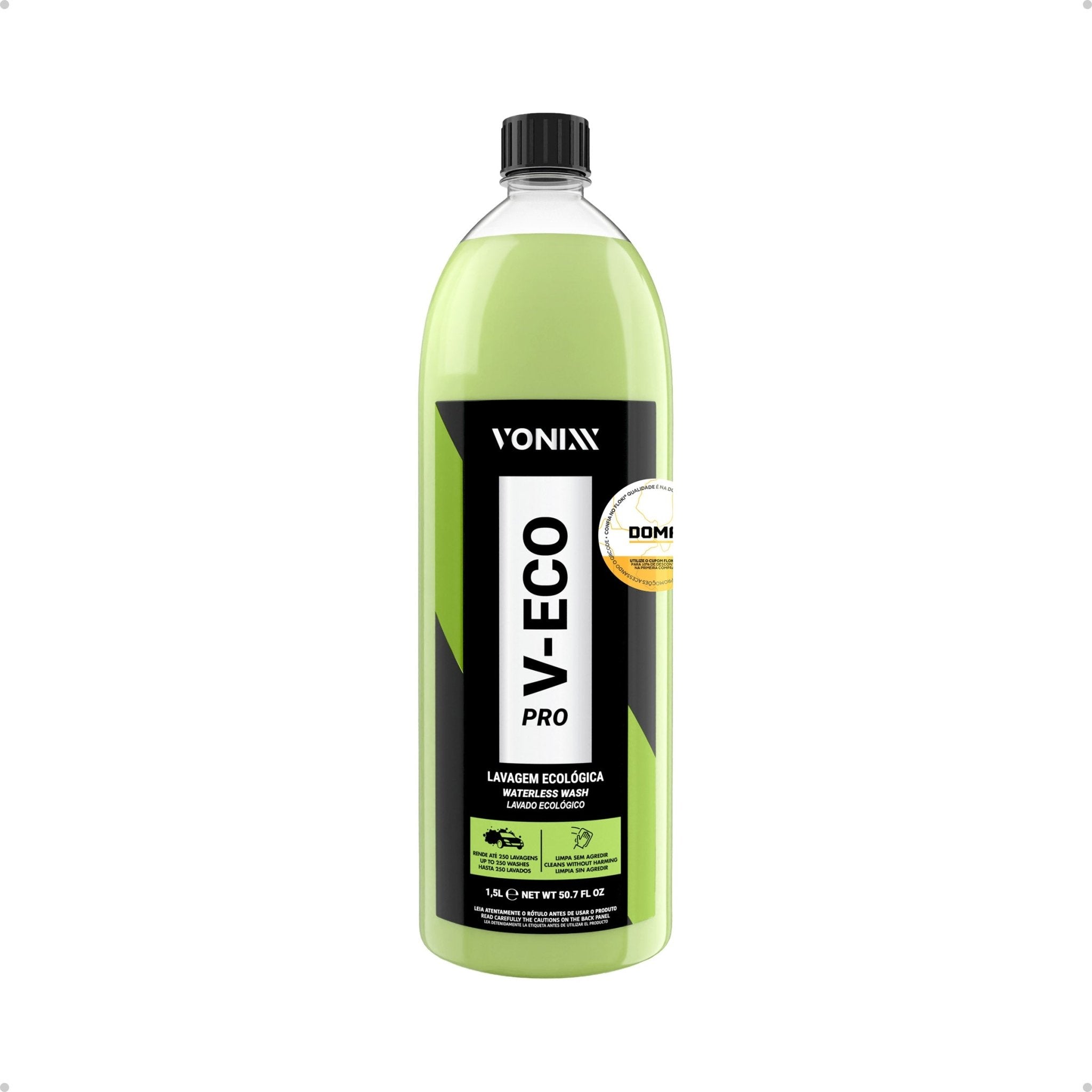 V - Eco Fast Vonixx Lavagem Carro Moto Ecológica A Seco 1,5L - DOMA