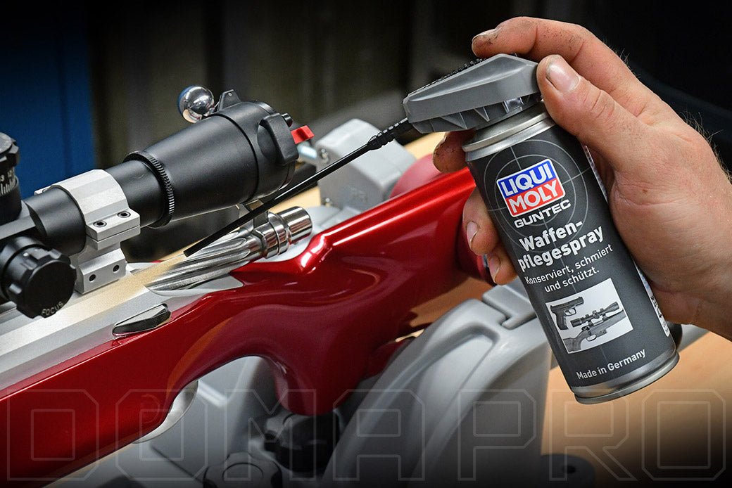 Liqui Moly Guntec Weapon Care Spray: Lubrificação e Proteção Completa para Armas de Fogo - DOMA