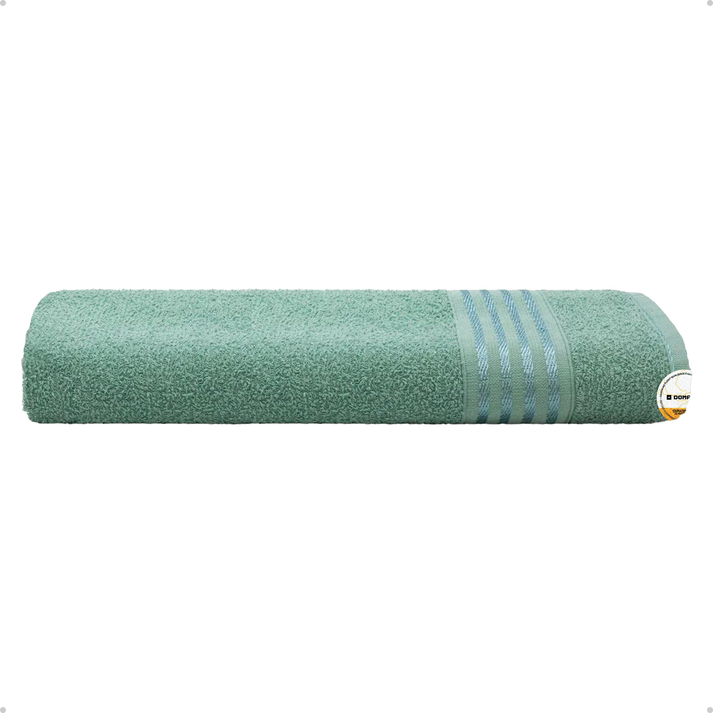 Toalha Decor De Banho Verde 62x120cm Camesa Algodão Macia