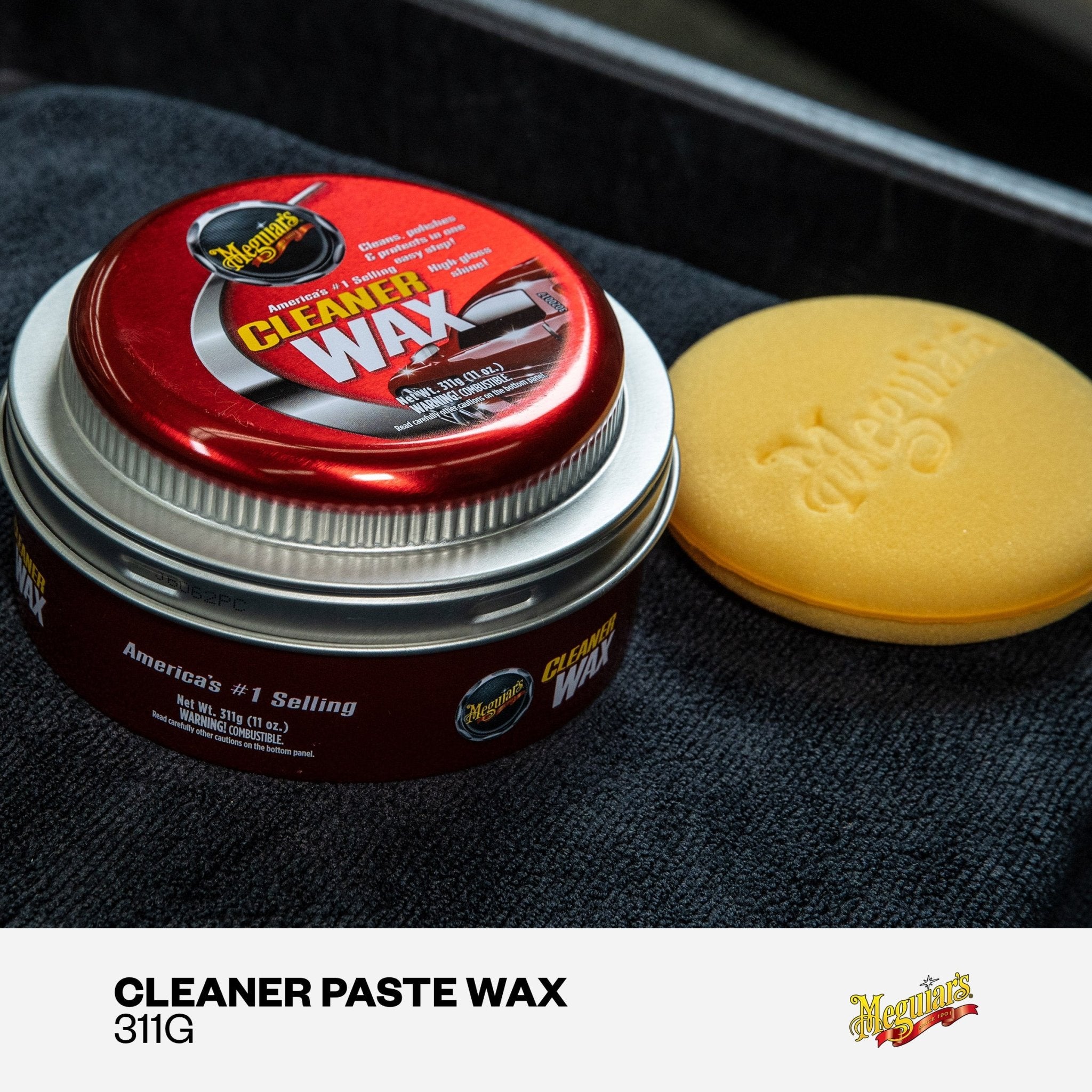 Cera em Pasta Polimento e Limpeza - Cleaner Paste Wax 311g - Meguiar's - DOMA