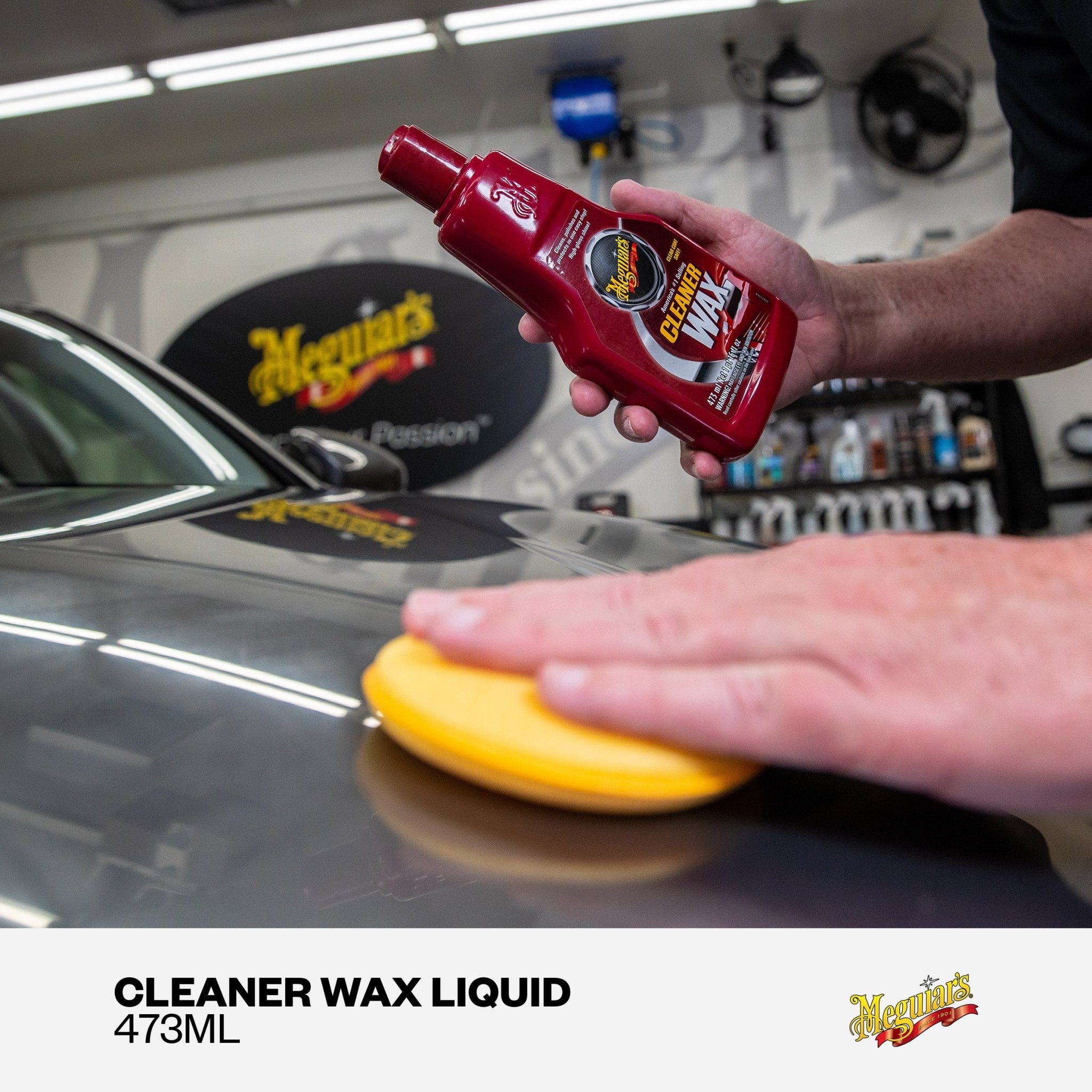 Cera Liquida Polimento e Limpeza - Cleaner Wax Liquid 473ml - Meguiar's - DOMA