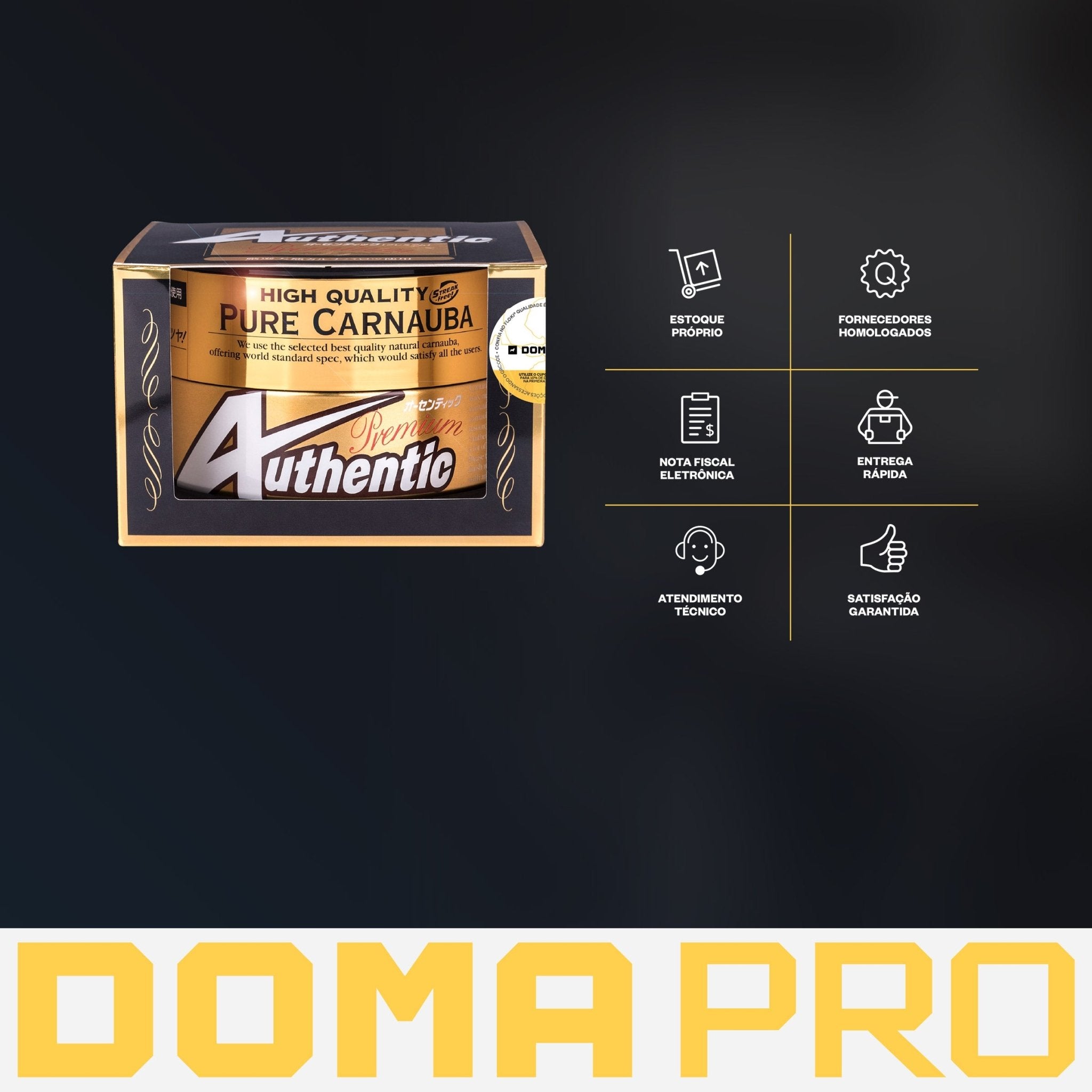 Cera Premium de Carnaúba - Authentic Premium Special Wax 200g - Soft99 - DOMA