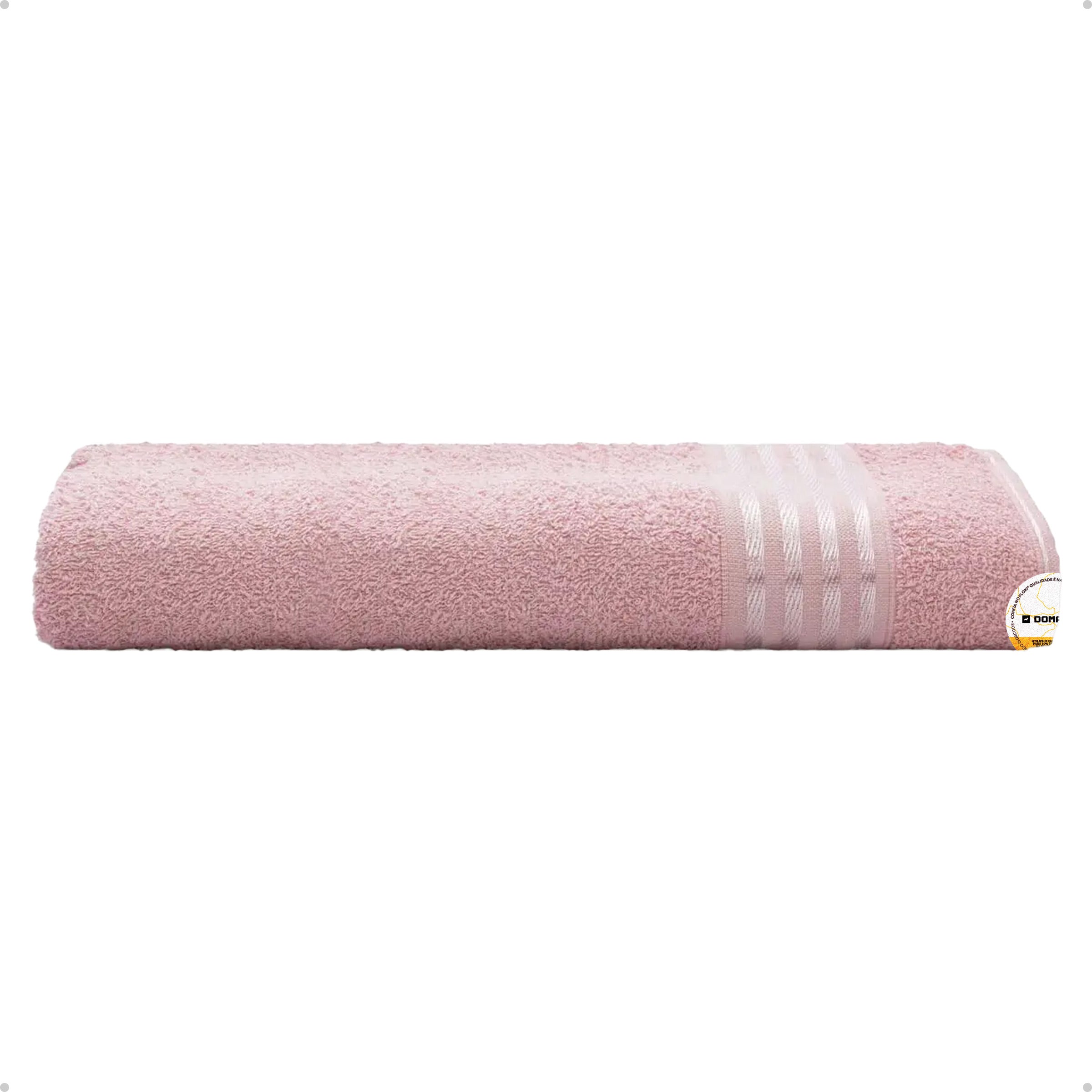 Toalha Decor De Banho Rosa 62x120cm Camesa Algodão Macia