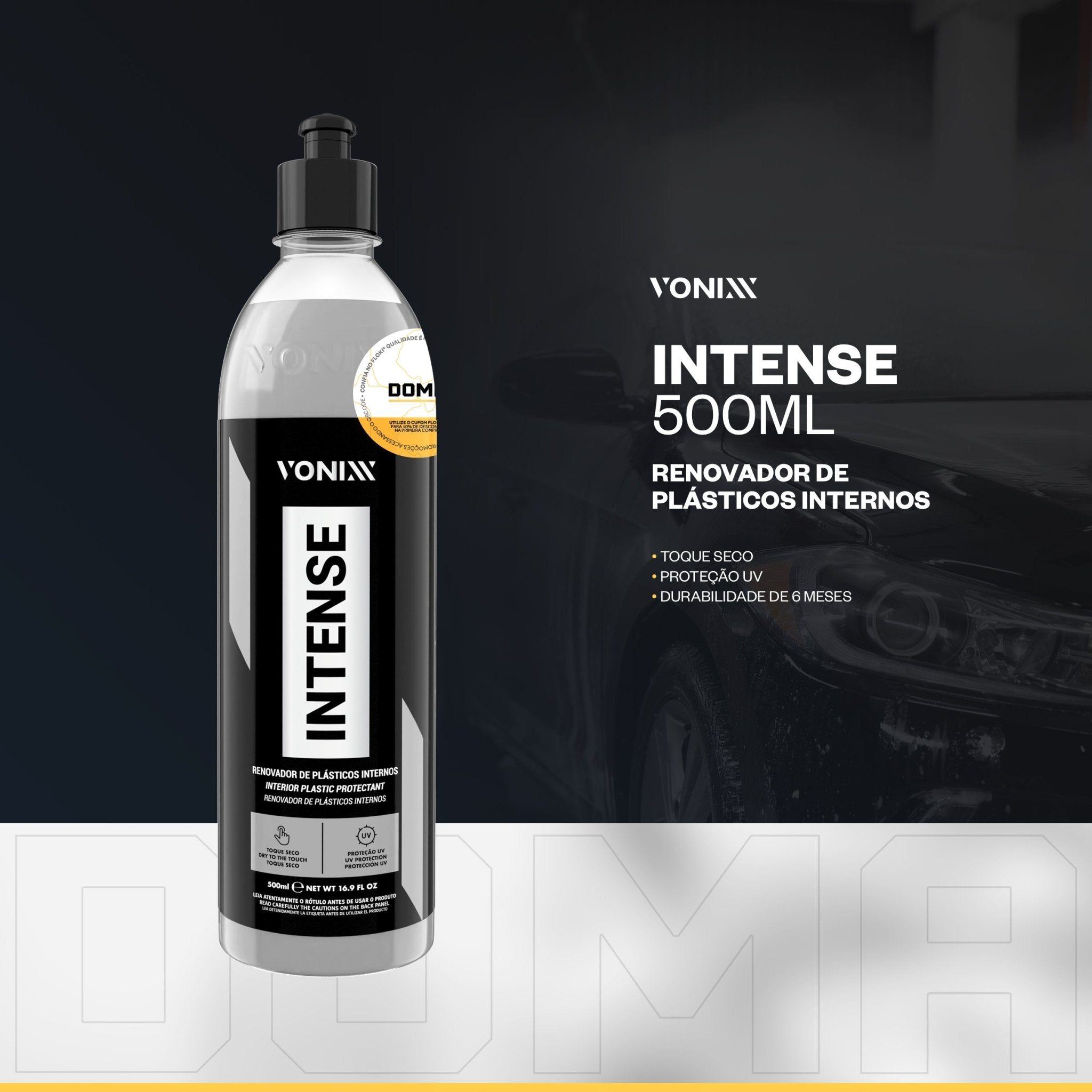 DOMA Vonixx Intense Renovador De Plásticos Internos 500ml - DOMA