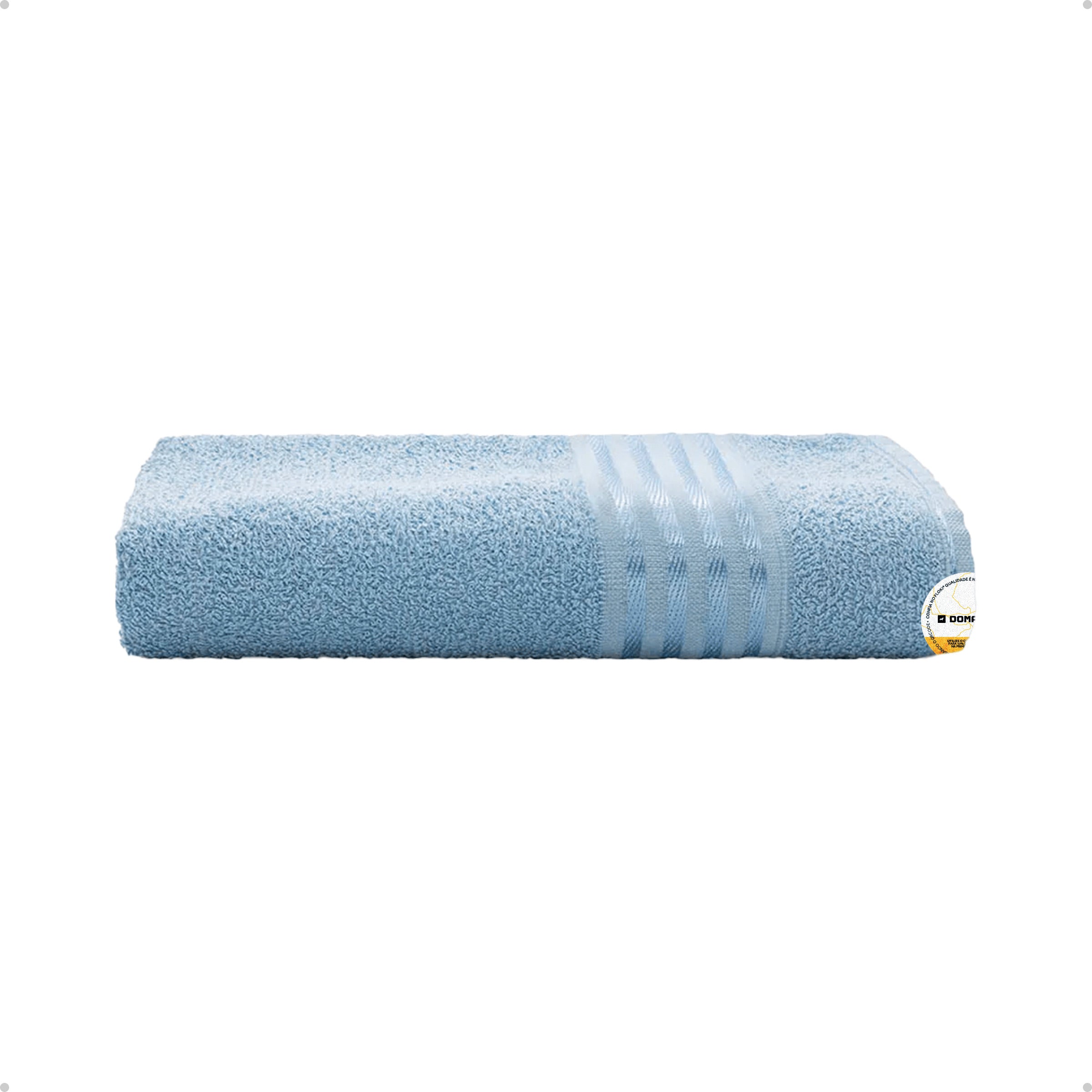 Toalha Decor De Rosto Azul 45x75cm Camesa Algodão Macia