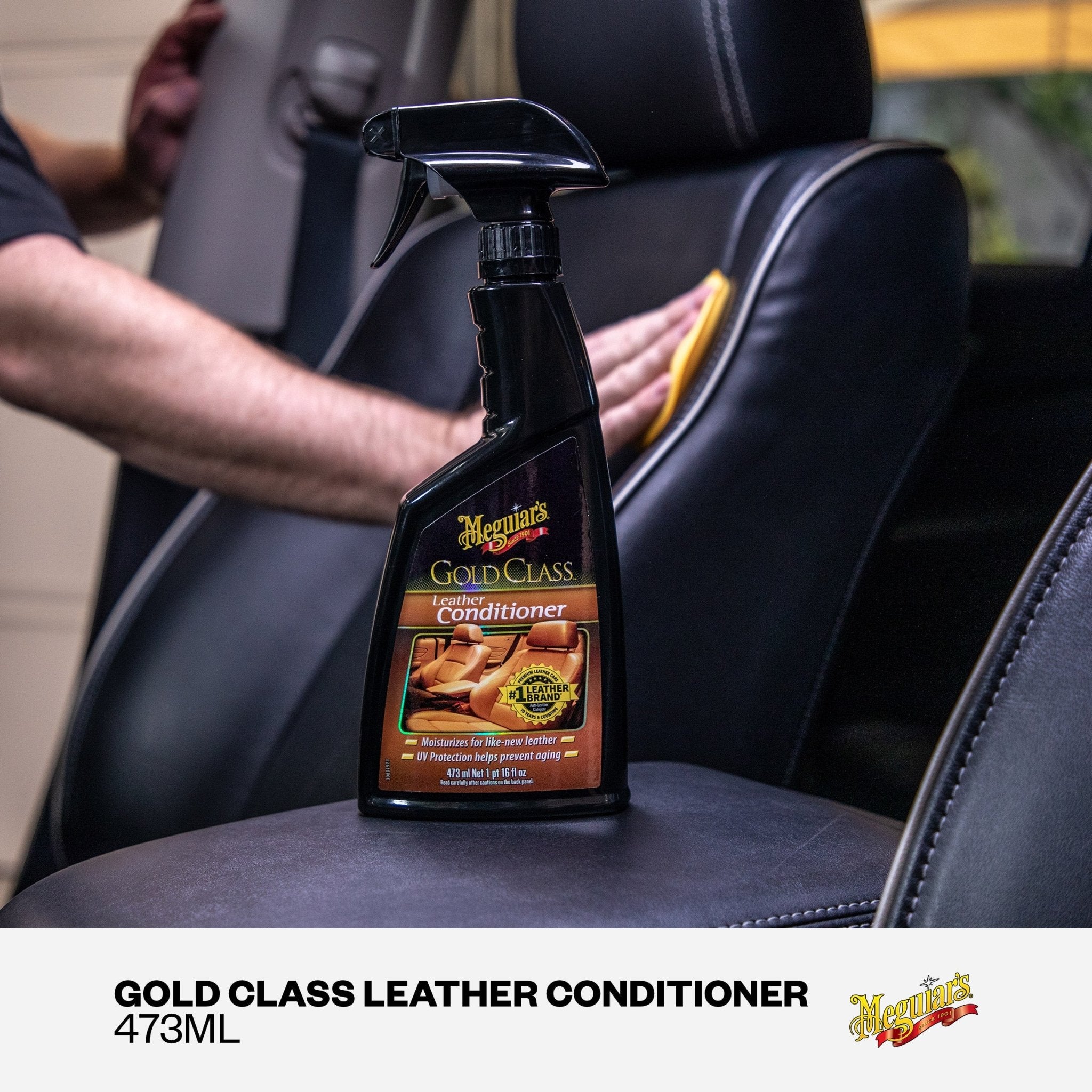 Hidratante de Couros - Gold Class Leather Conditioner 473ml - Meguiar's - DOMA