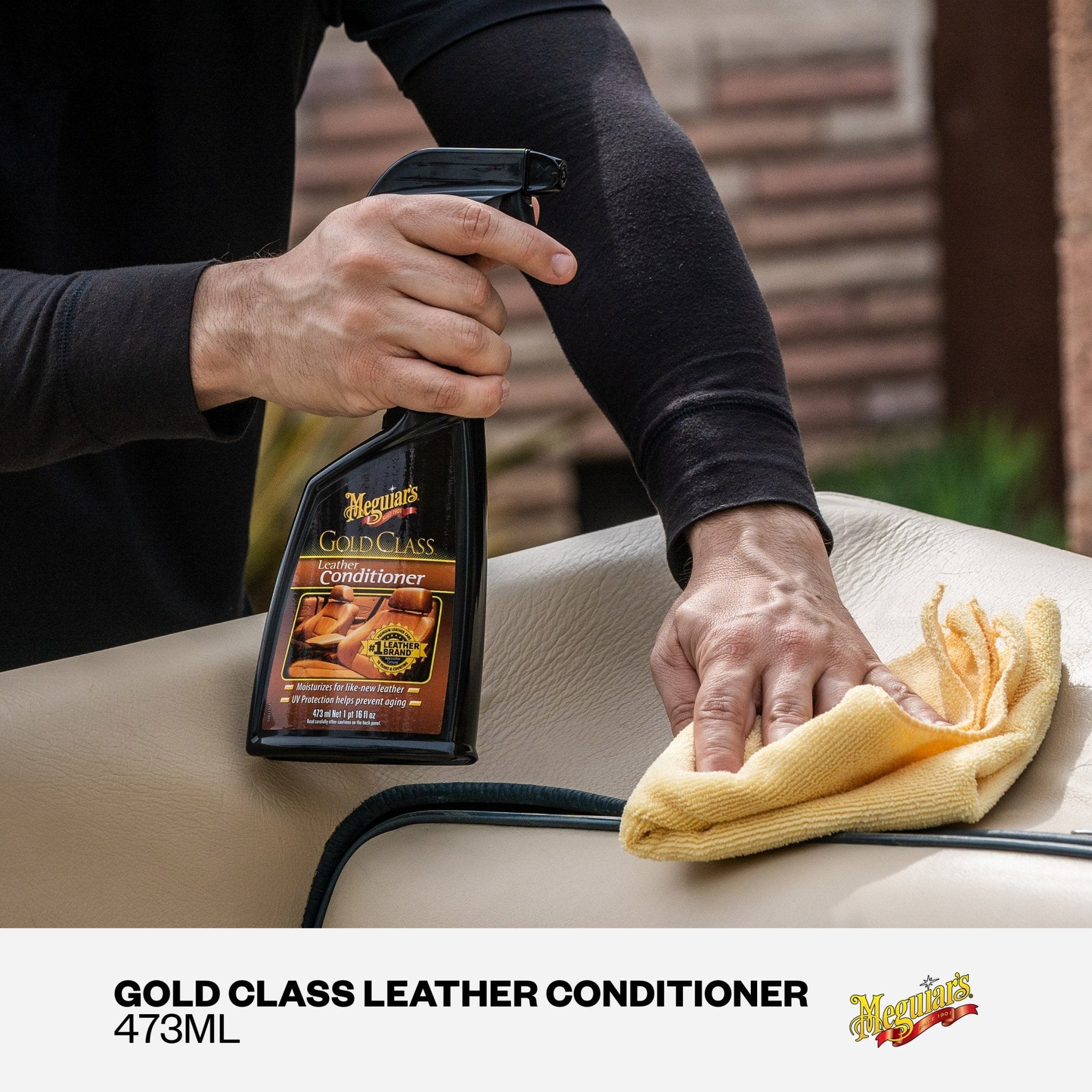 Hidratante de Couros - Gold Class Leather Conditioner 473ml - Meguiar's - DOMA