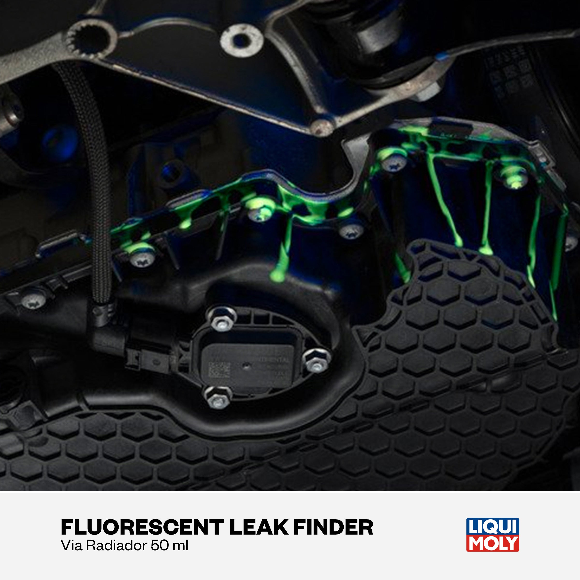 Kit Fluorescent Leak Finder K 50ml - Liqui Moly - Detector De Vazamento Automotivo Com Lanterna UV