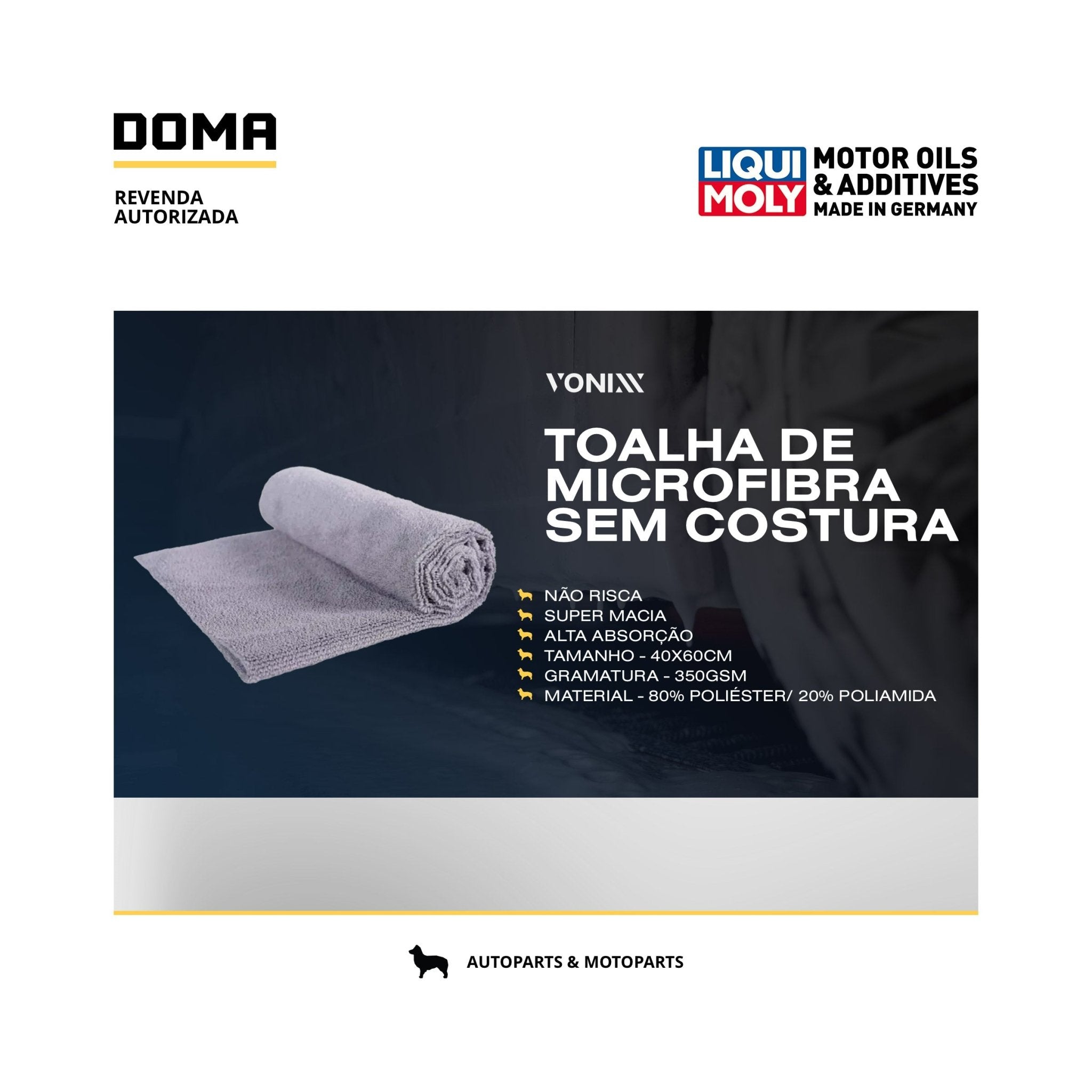 Kit Liqui Moly Guntec Proteção E Limpeza Com Microfibra - DOMA