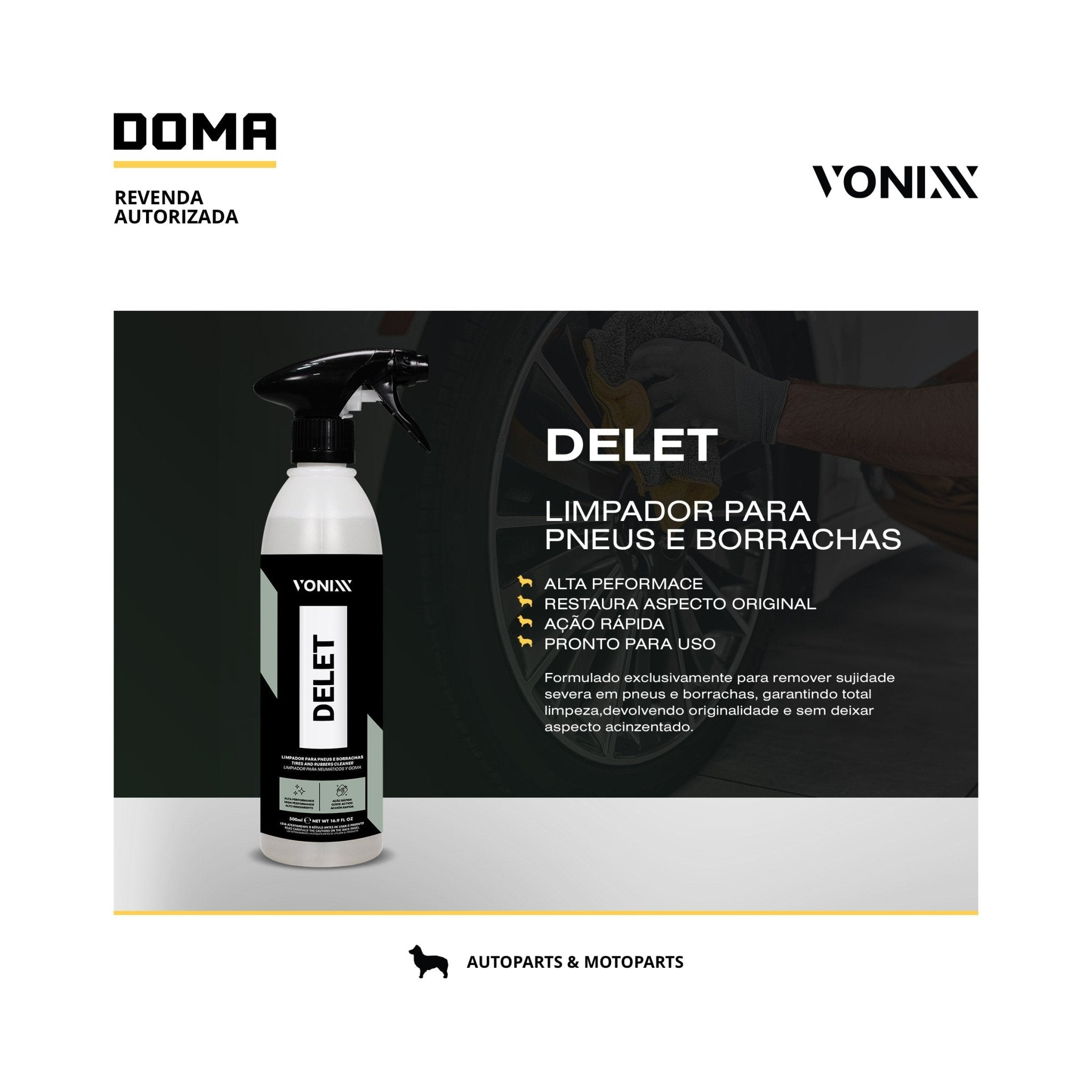 Kit Vonixx Delet Shiny Pinceis - DOMA