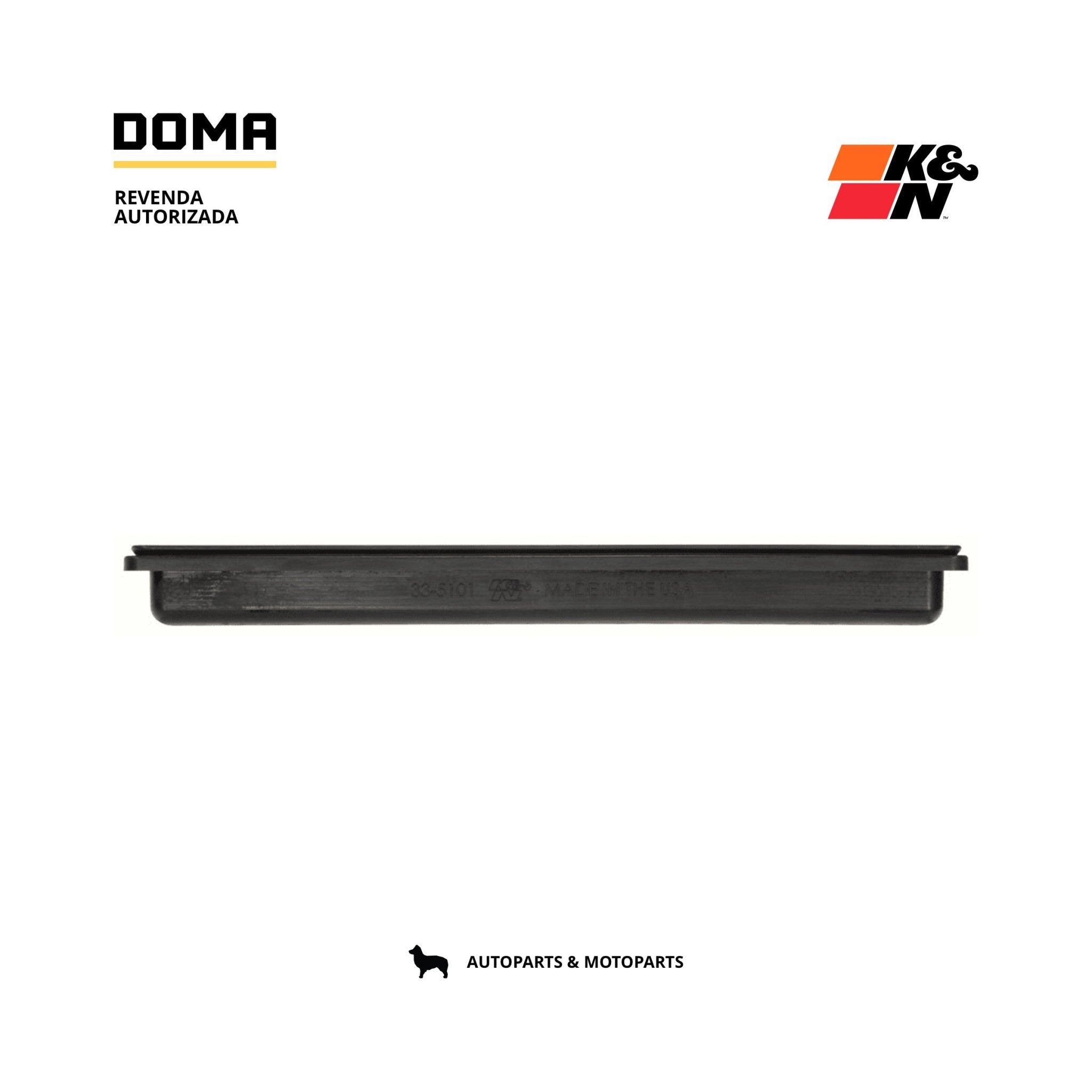 K&N Filtro De Ar Jeep Renegade Compass Commander 33 5101 - DOMA