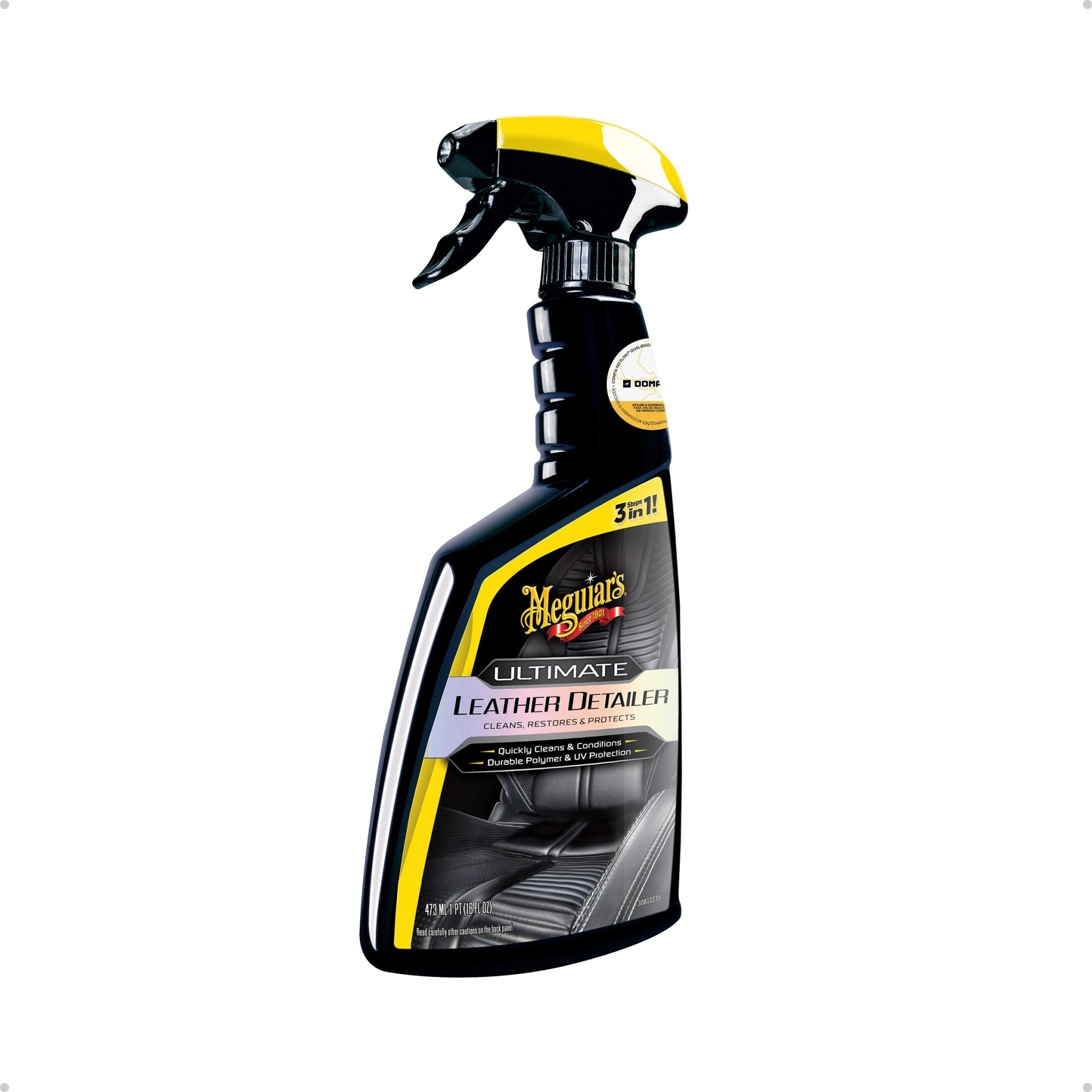 Limpa Hidrata e Protege Couro Automotivo - Ultimate Leather Detailer 473ml - Meguiar's - DOMA