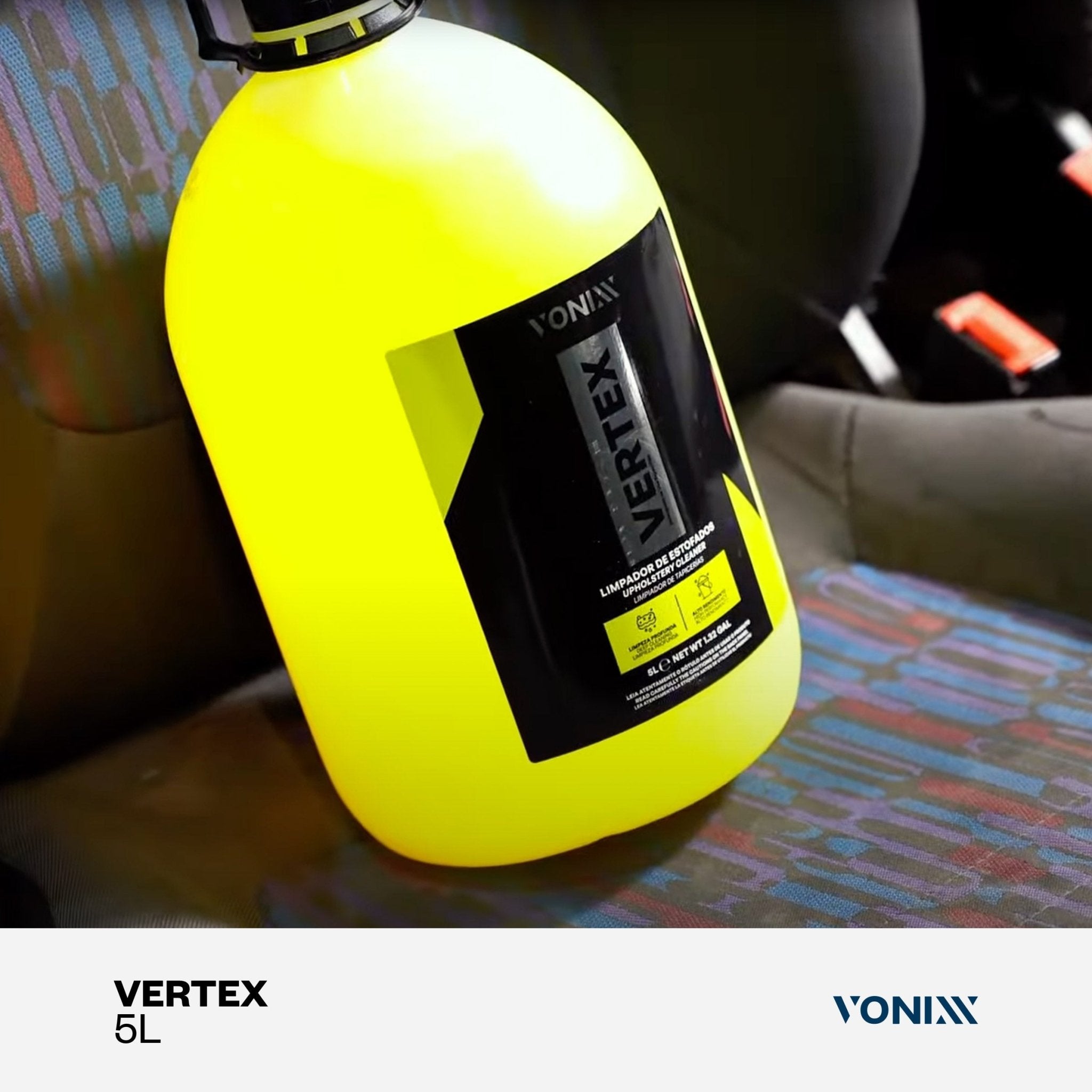 Limpeza Profissional Profunda de Estofados - Vertex 5L - Vonixx - DOMA