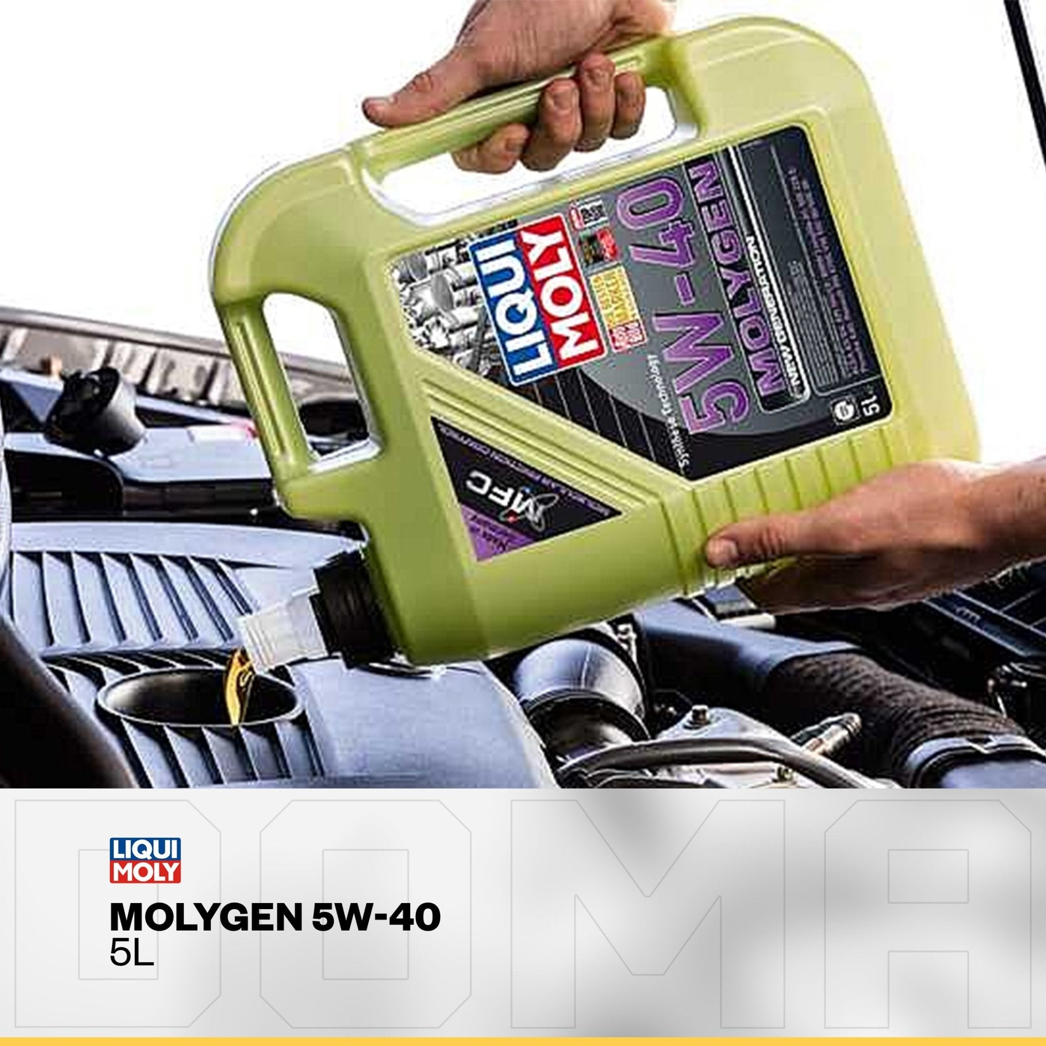 Liqui Moly Alta Quilometragem e Folgas 5W - 40 5L Aditivos - DOMA