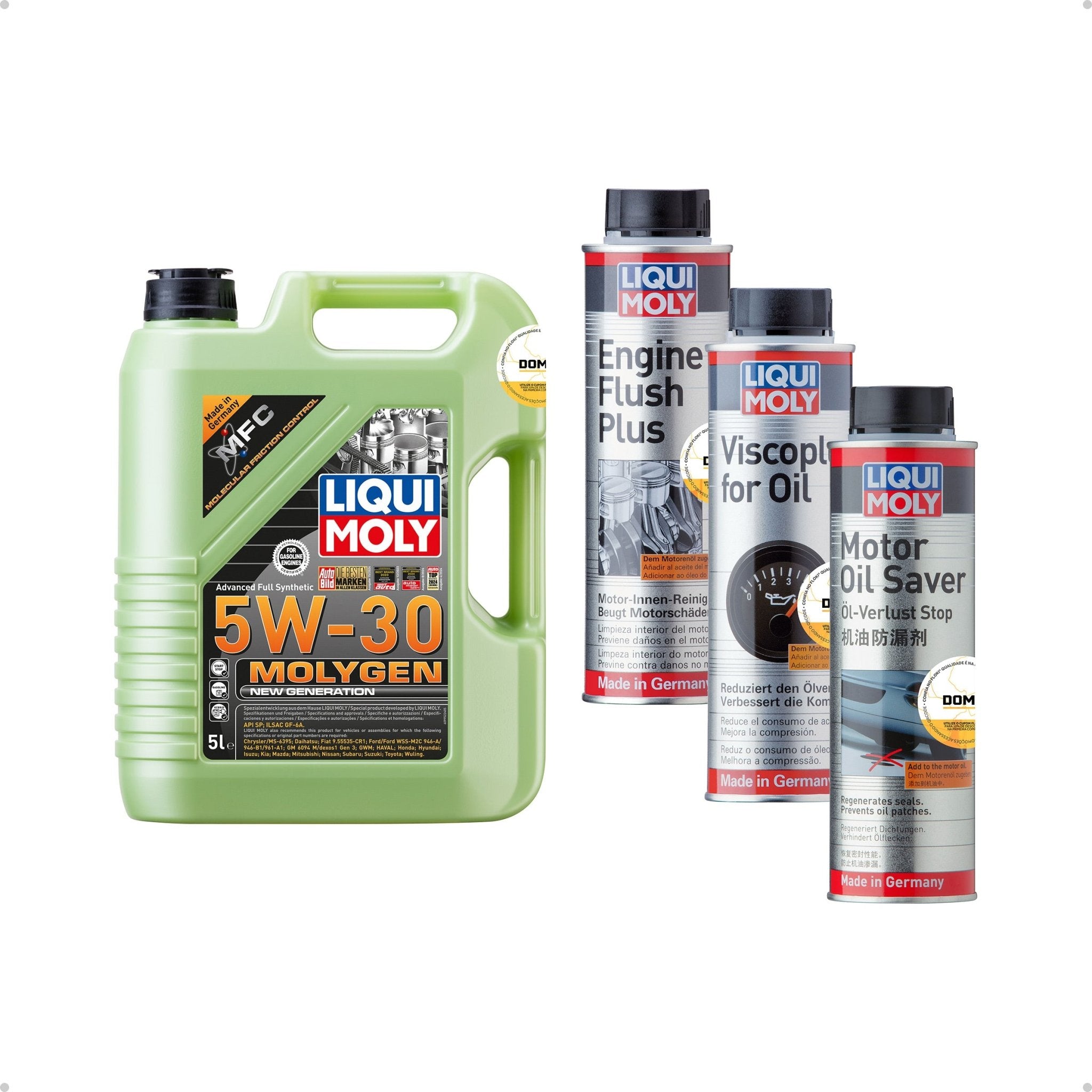 Liqui Moly Consumo de Óleo Molygen 5W - 30 5L Aditivos - DOMA