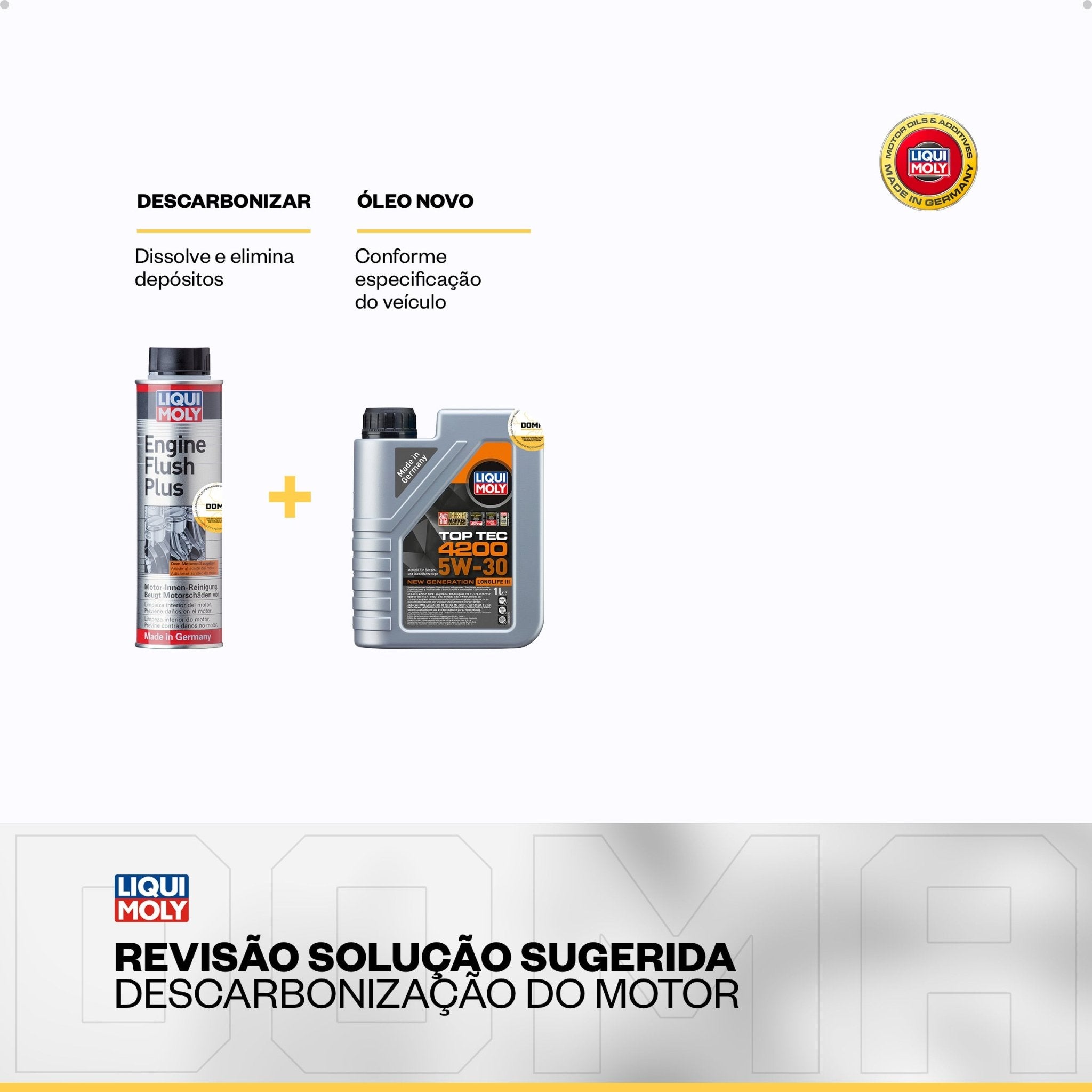 Liqui Moly Descarbonização Top Tec 4200 5W - 30 4L Aditivos - DOMA