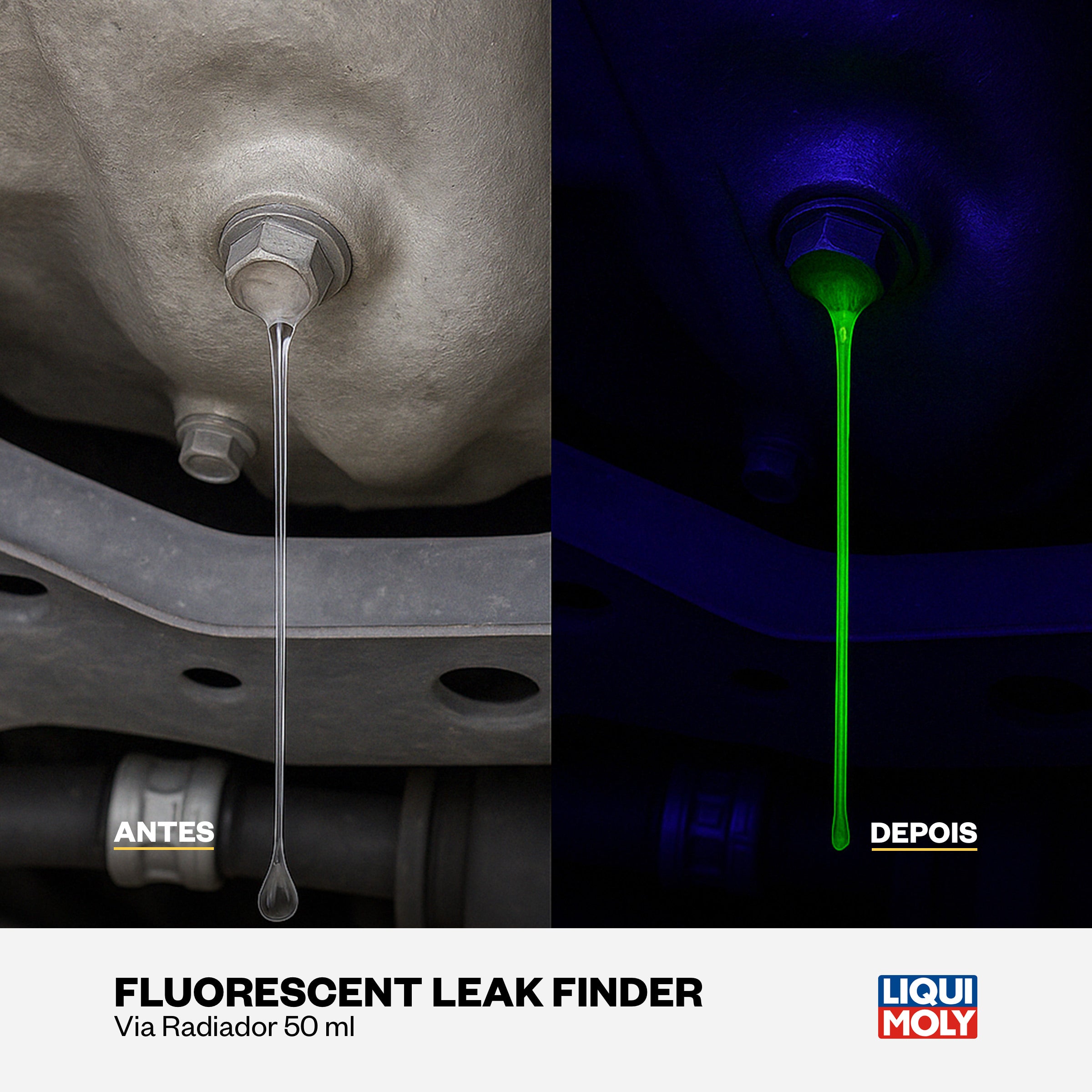 Fluorescent Leak Finder K 50ml - Liqui Moly - Detector De Vazamento Automotivo Luz UV