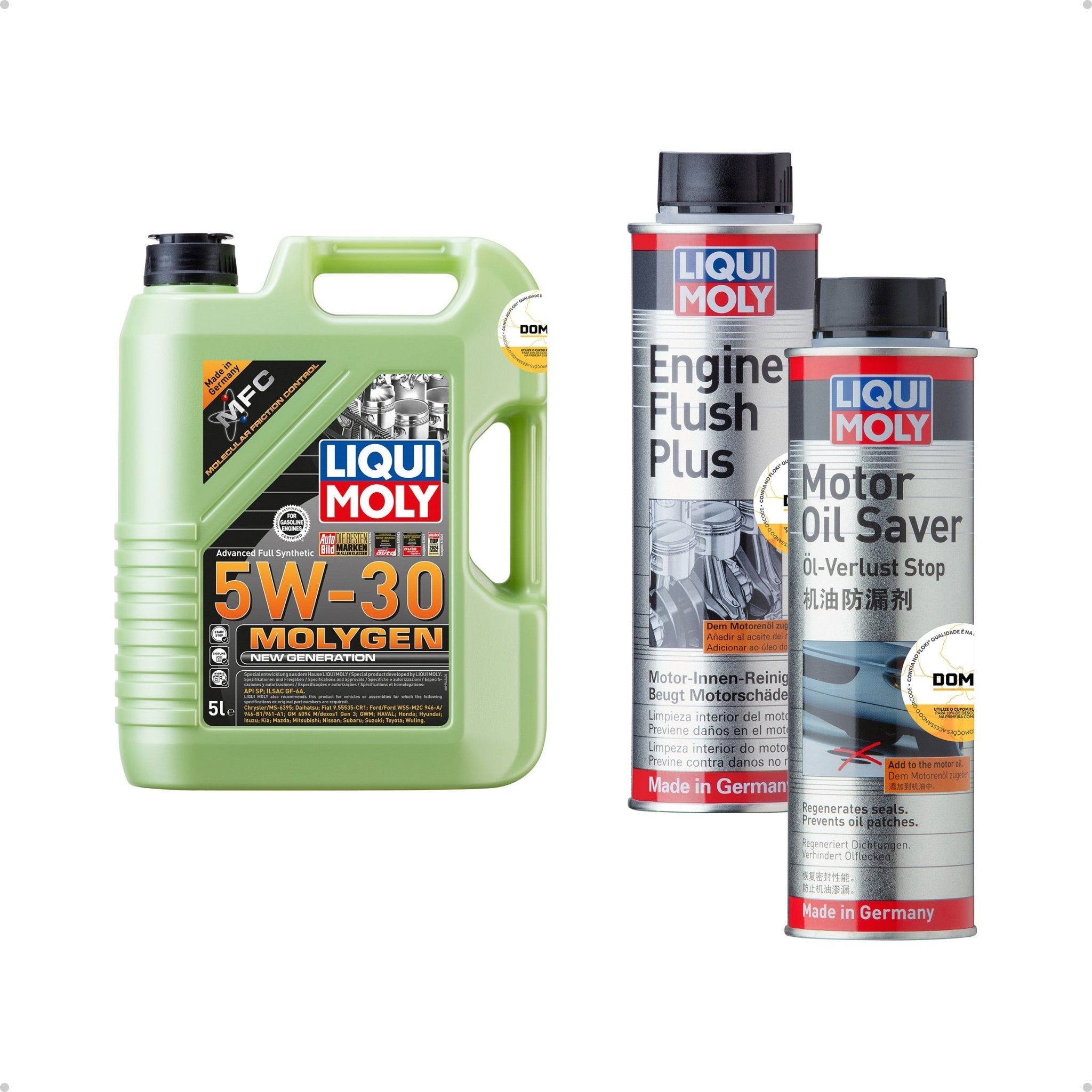 Liqui Moly Fumaça Azul Molygen 5W - 30 5L Aditivos - DOMA