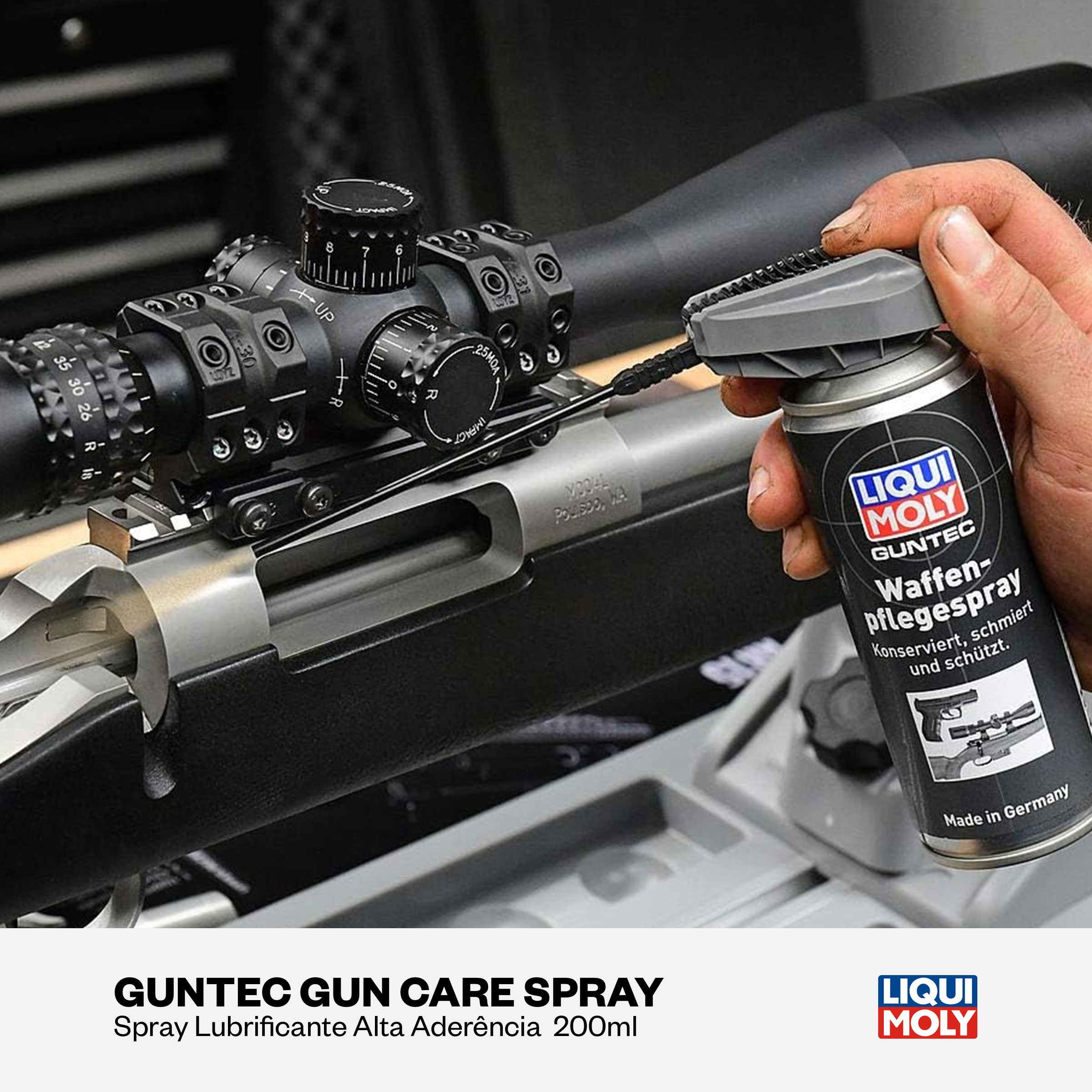 Guntec Weapon Care Spray 200ml - Liqui Moly - Lubrificante Para Armas