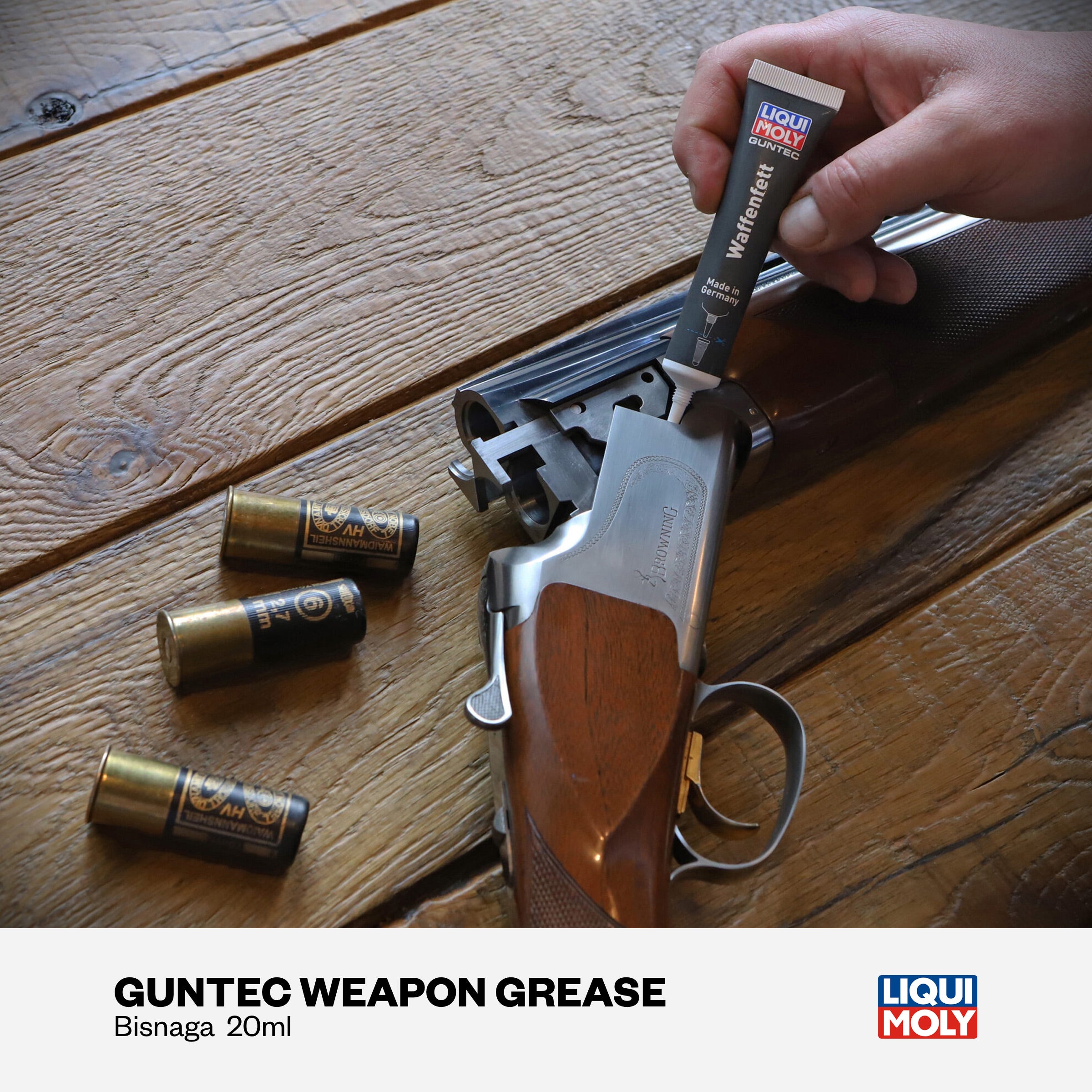 Guntec Weapon Grease 20ml - Liqui Moly - Graxa Lubrificante para Armas