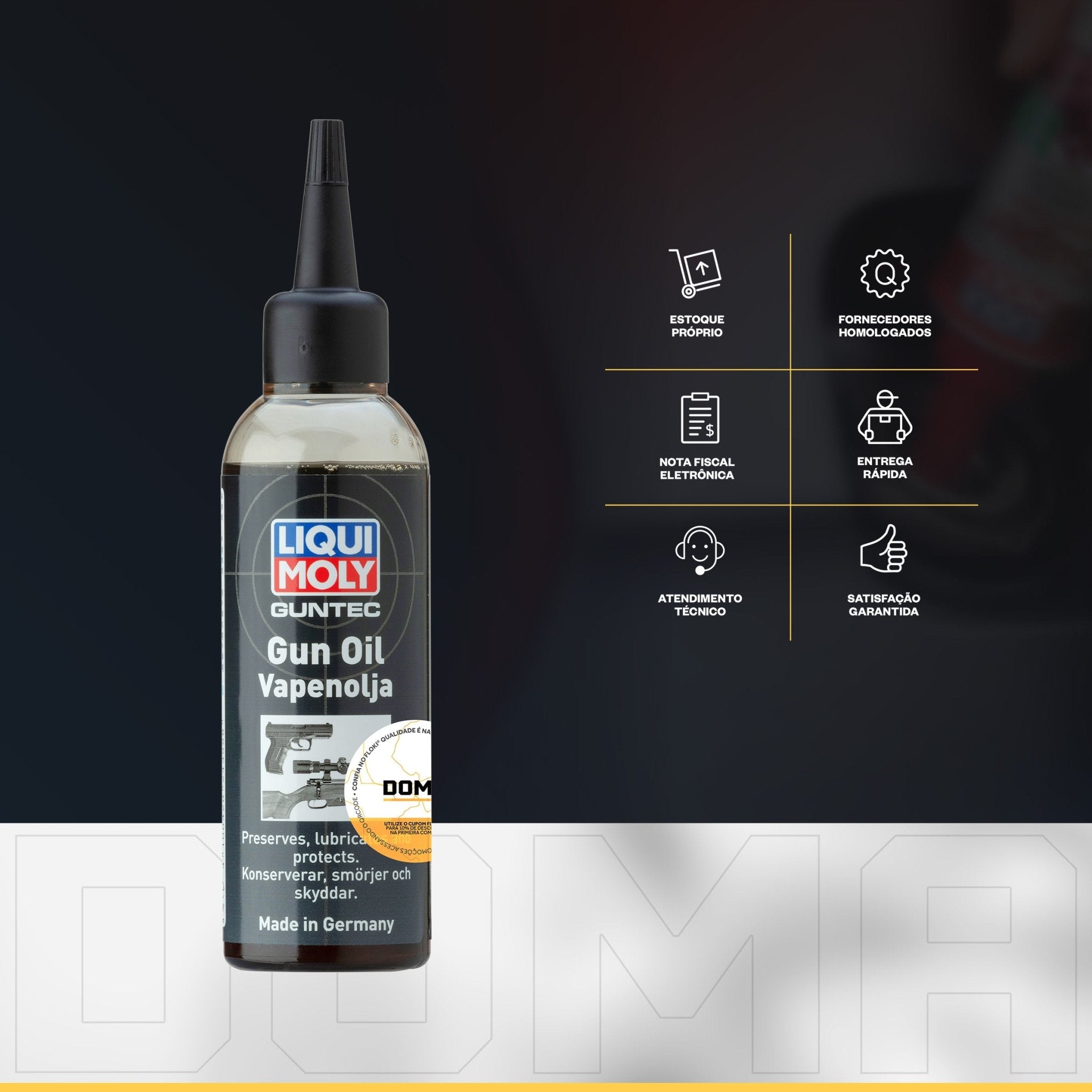 Liqui Moly Guntec Weapon Oil 100ml Óleo Lubrificante - DOMA