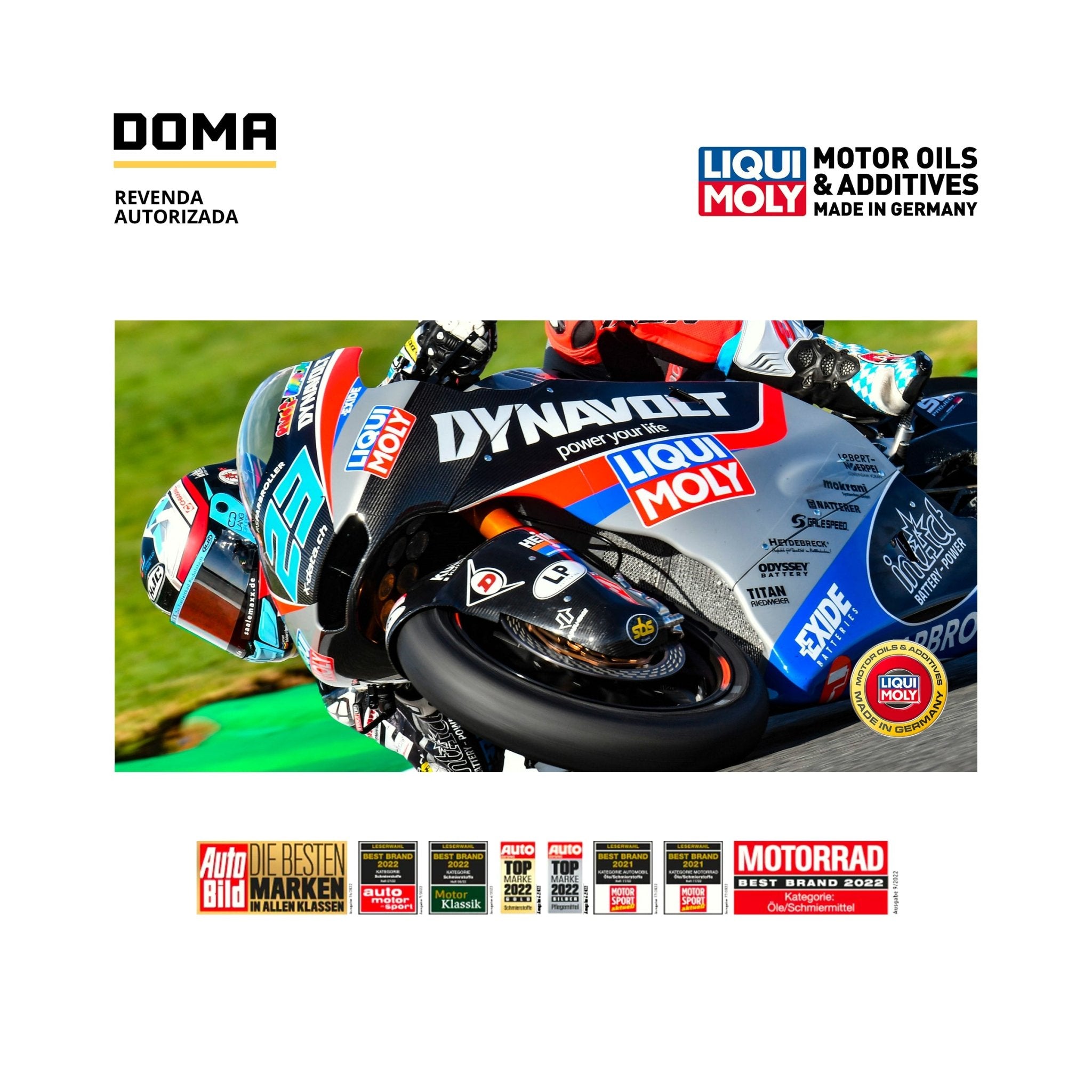 Liqui Moly Motorbike 4t 10w40 Street 1l Óleo Sintético - DOMA