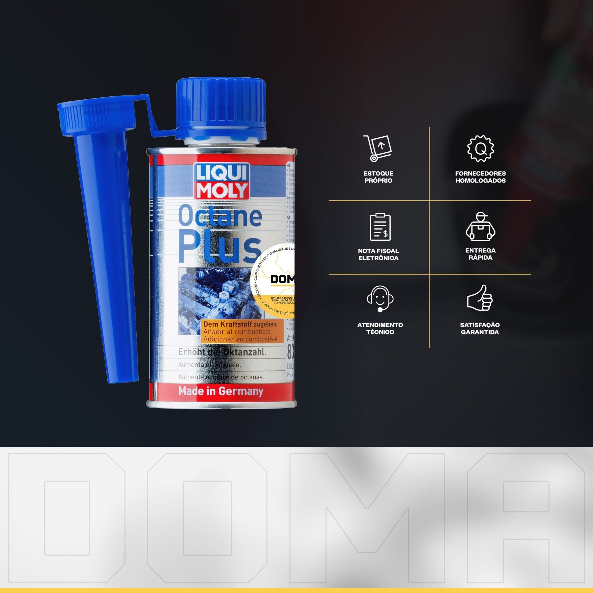 Liqui Moly Octane Plus Aumenta Octanagem Gasolina 150ml - DOMA