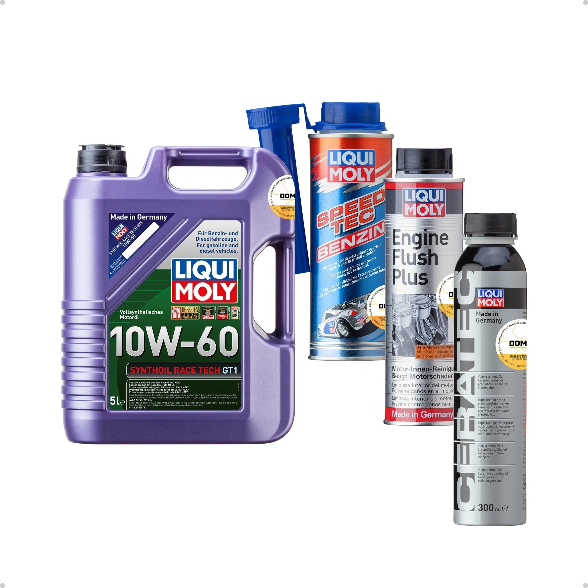 Liqui Moly Óleo Performance Gasolina Flex 10W - 60 5L Aditivos - DOMA