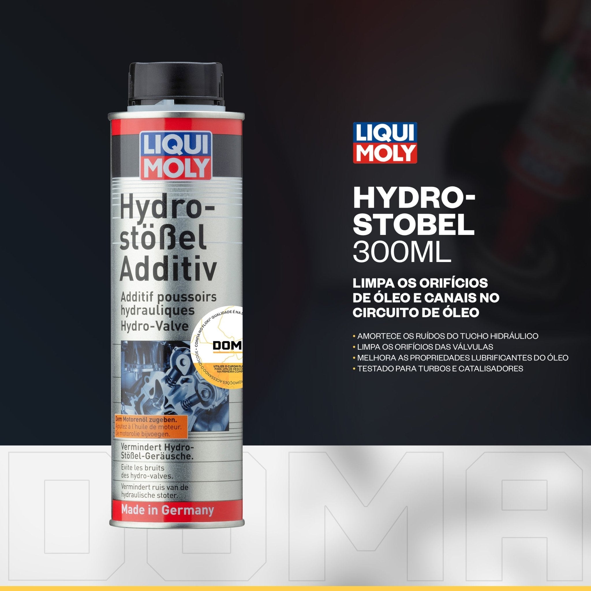 Liqui Moly Ruído em Baixa Molygen 5W - 30 5L Aditivos - DOMA