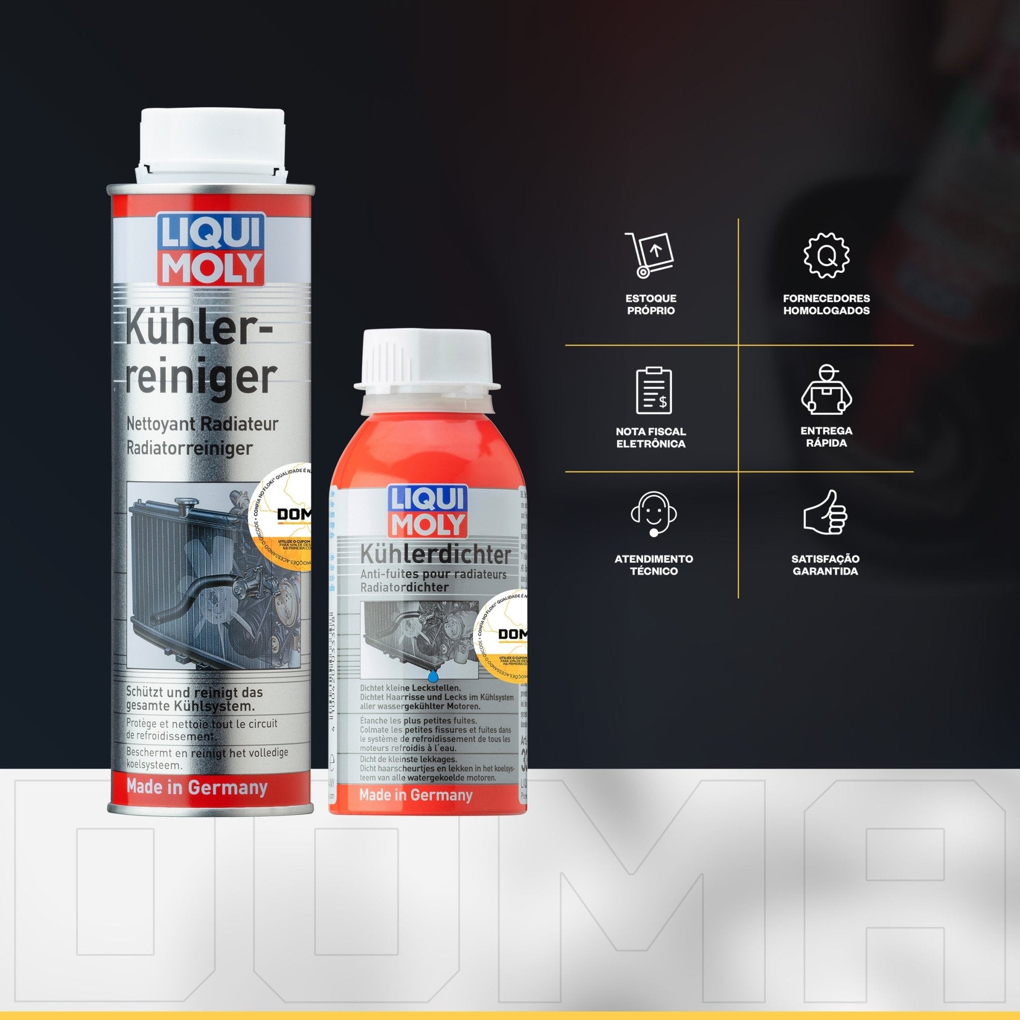 Liqui Moly Solução Vazamento Radiador Aditivos - DOMA