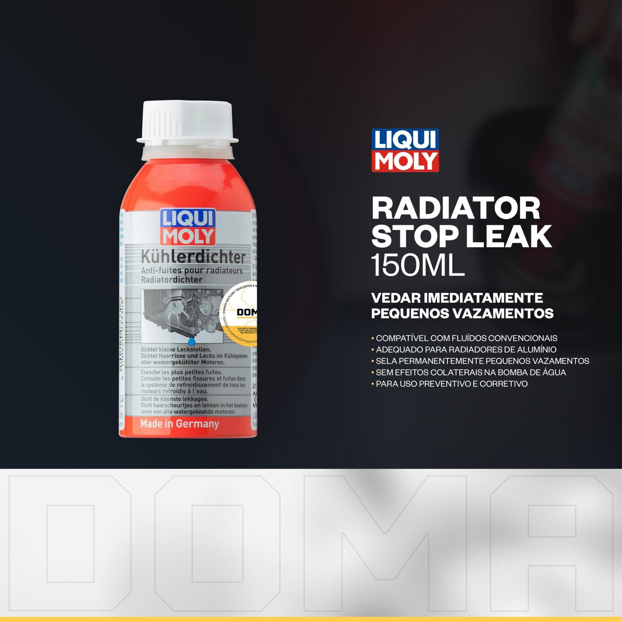 Liqui Moly Solução Vazamento Radiador Aditivos - DOMA