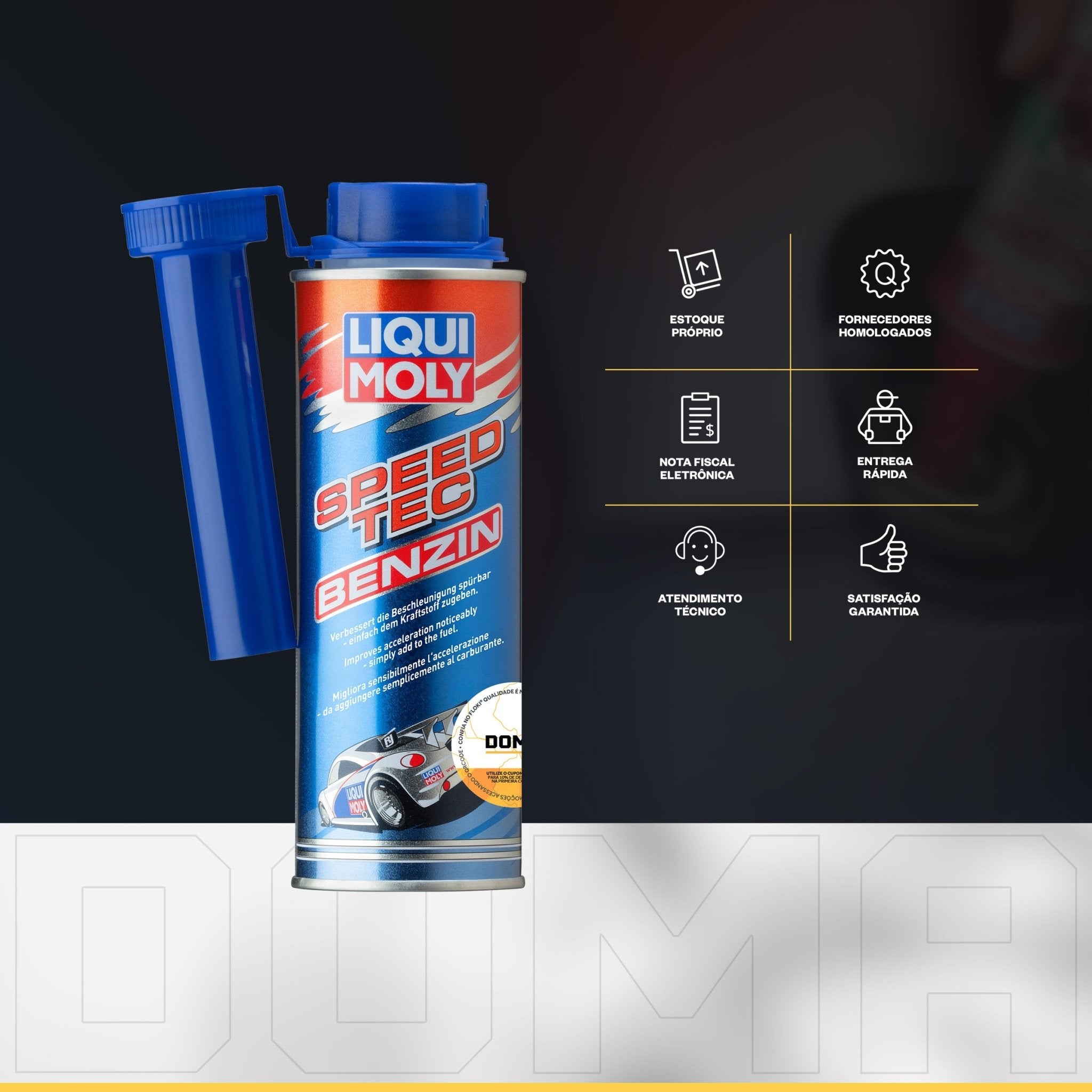 Liqui Moly Speed Tec Gasoline Desempenho Aceleração 250ml - DOMA