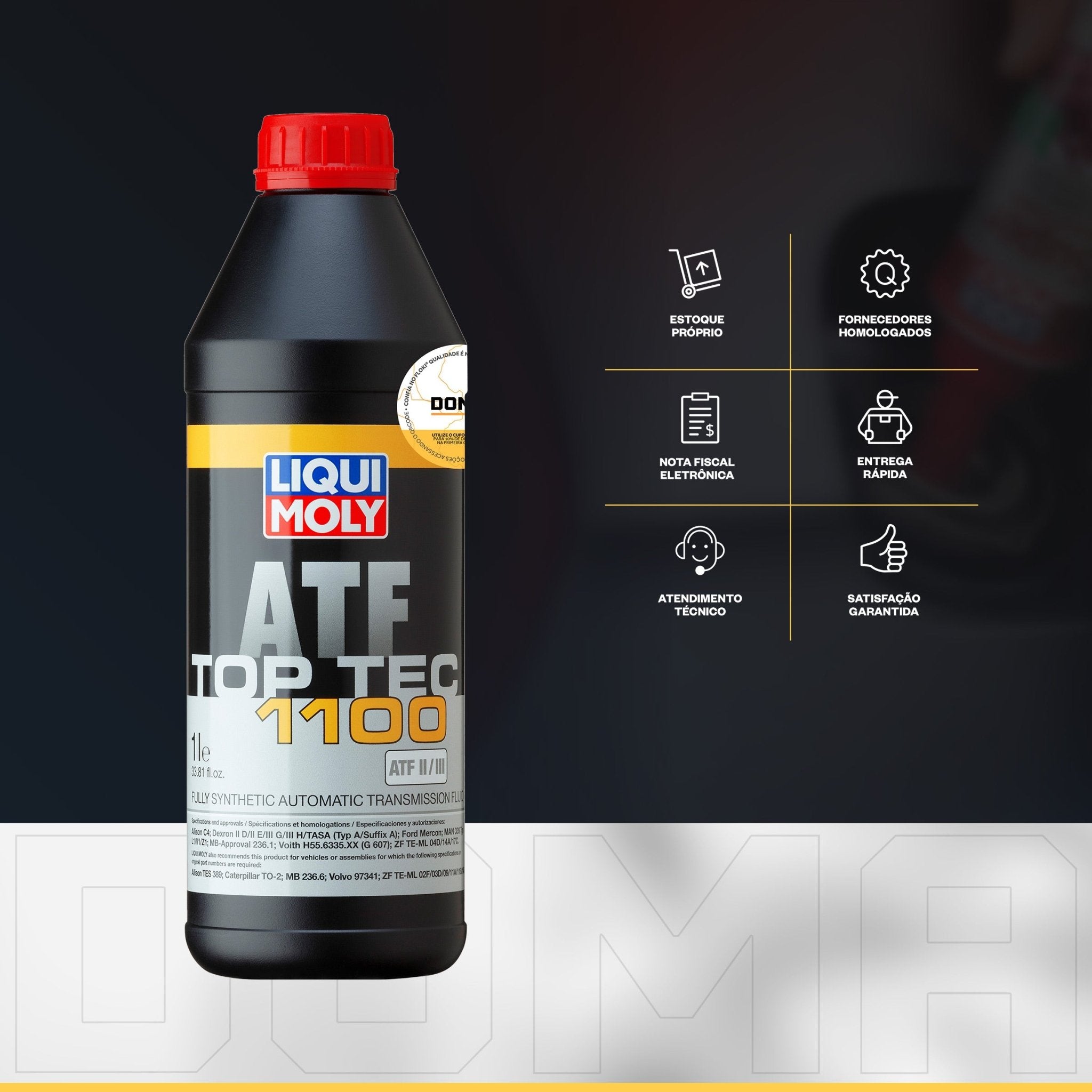 Liqui Moly Top Tec ATF 1100 1L Fluído de Transmissão - DOMA