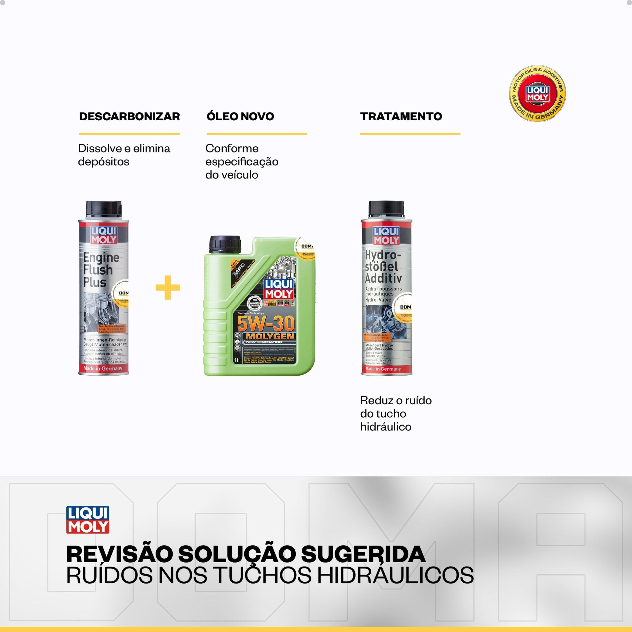 Liqui Moly Tuchos Hidráulicos Molygen 5W - 30 4L Aditivos - DOMA