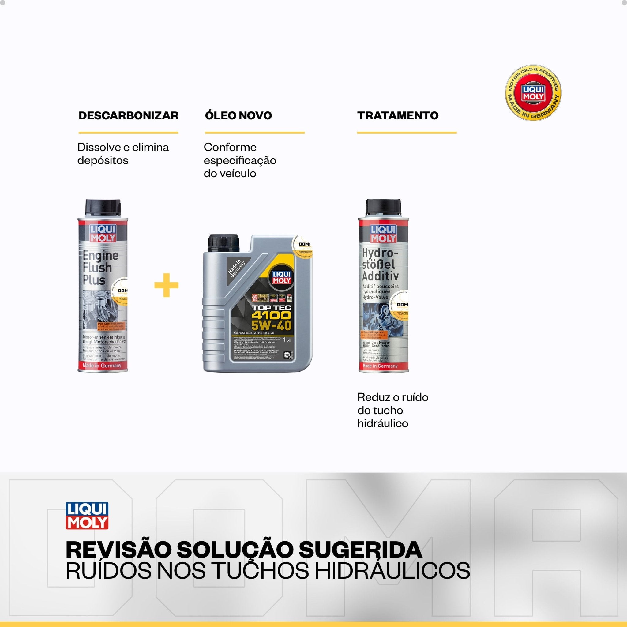 Liqui Moly Tuchos Hidráulicos Top Tec 4100 5W - 40 4L Aditivos - DOMA