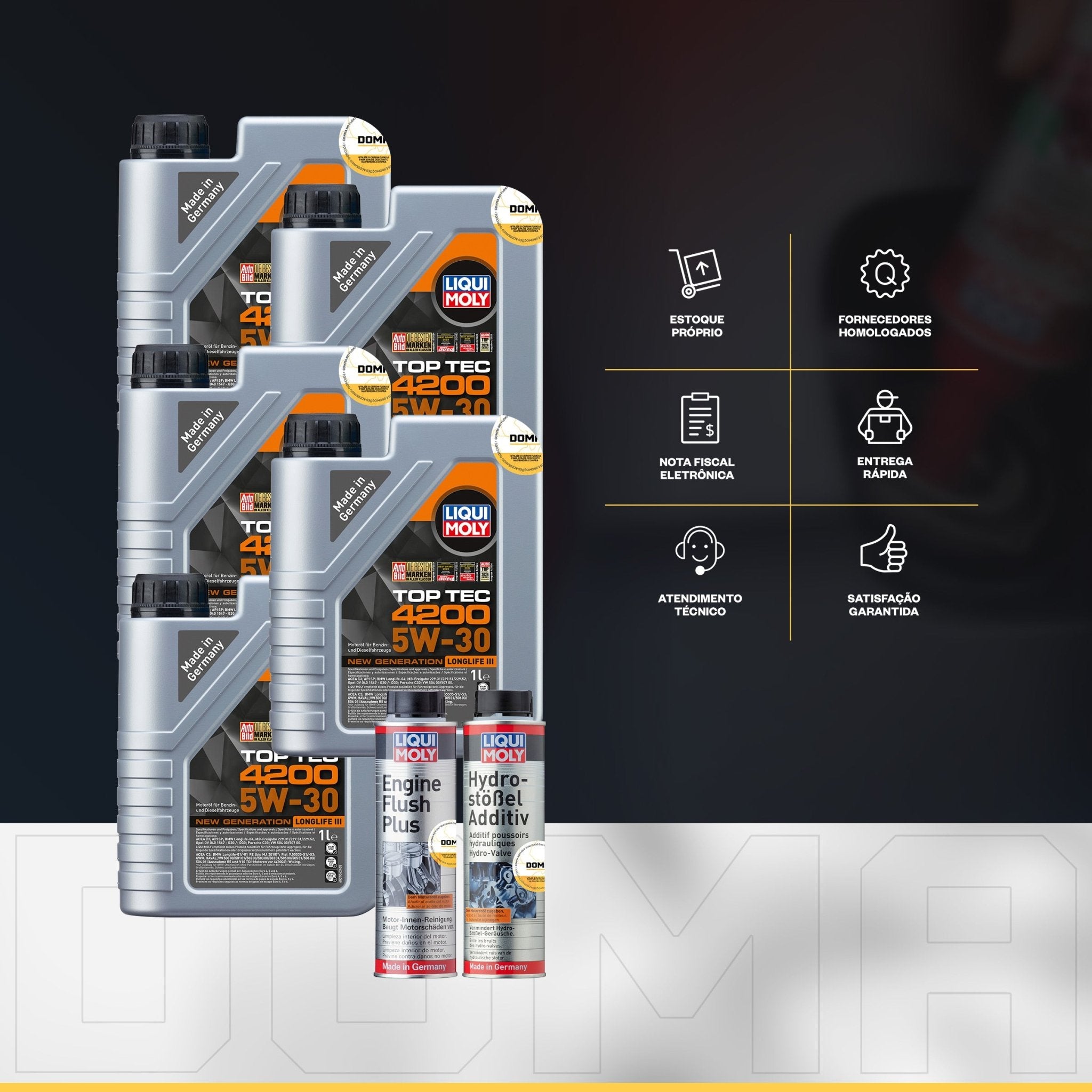 Liqui Moly Tuchos Hidráulicos Top Tec 4200 5W - 30 5L Aditivos - DOMA