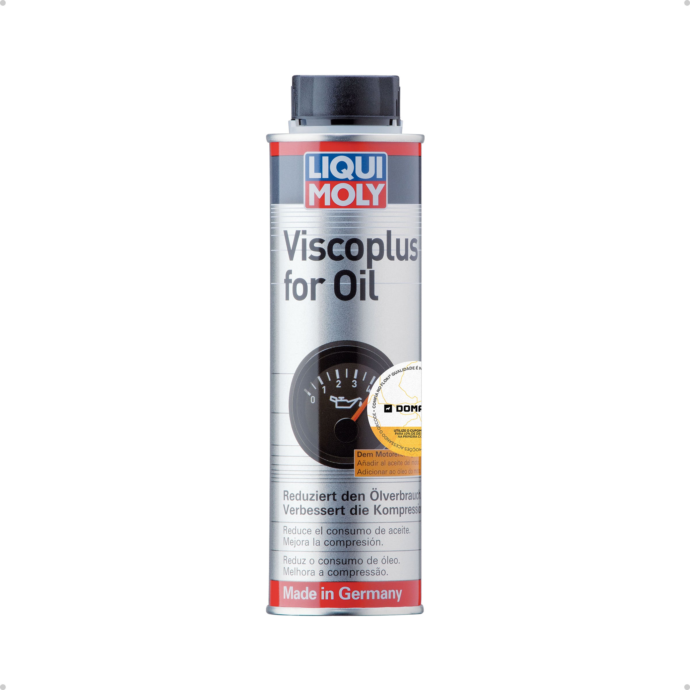 Viscoplus 300ml - Liqui Moly - Estabiliza Viscosidade e Reduz Consumo de Óleo