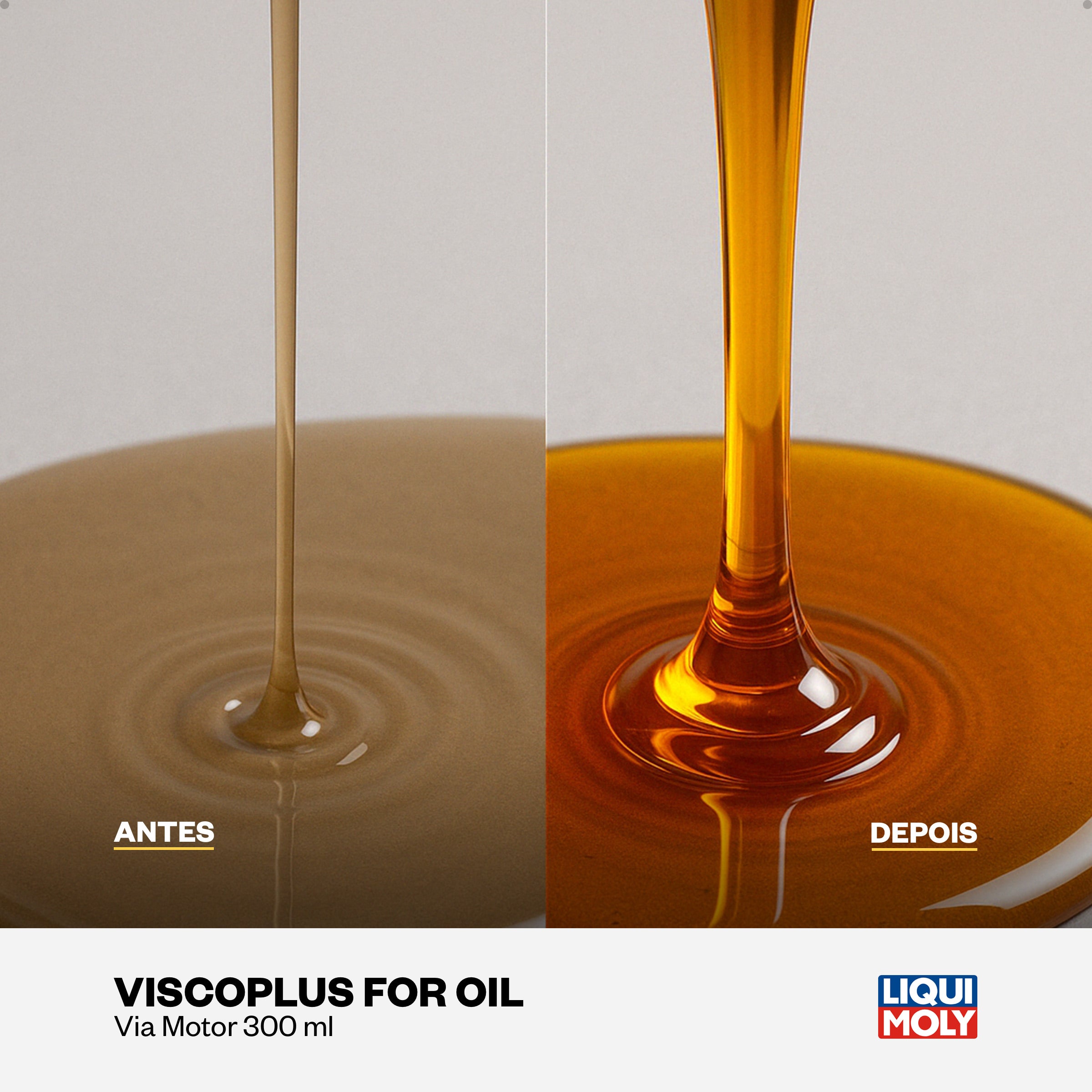 Viscoplus 300ml - Liqui Moly - Estabiliza Viscosidade e Reduz Consumo de Óleo