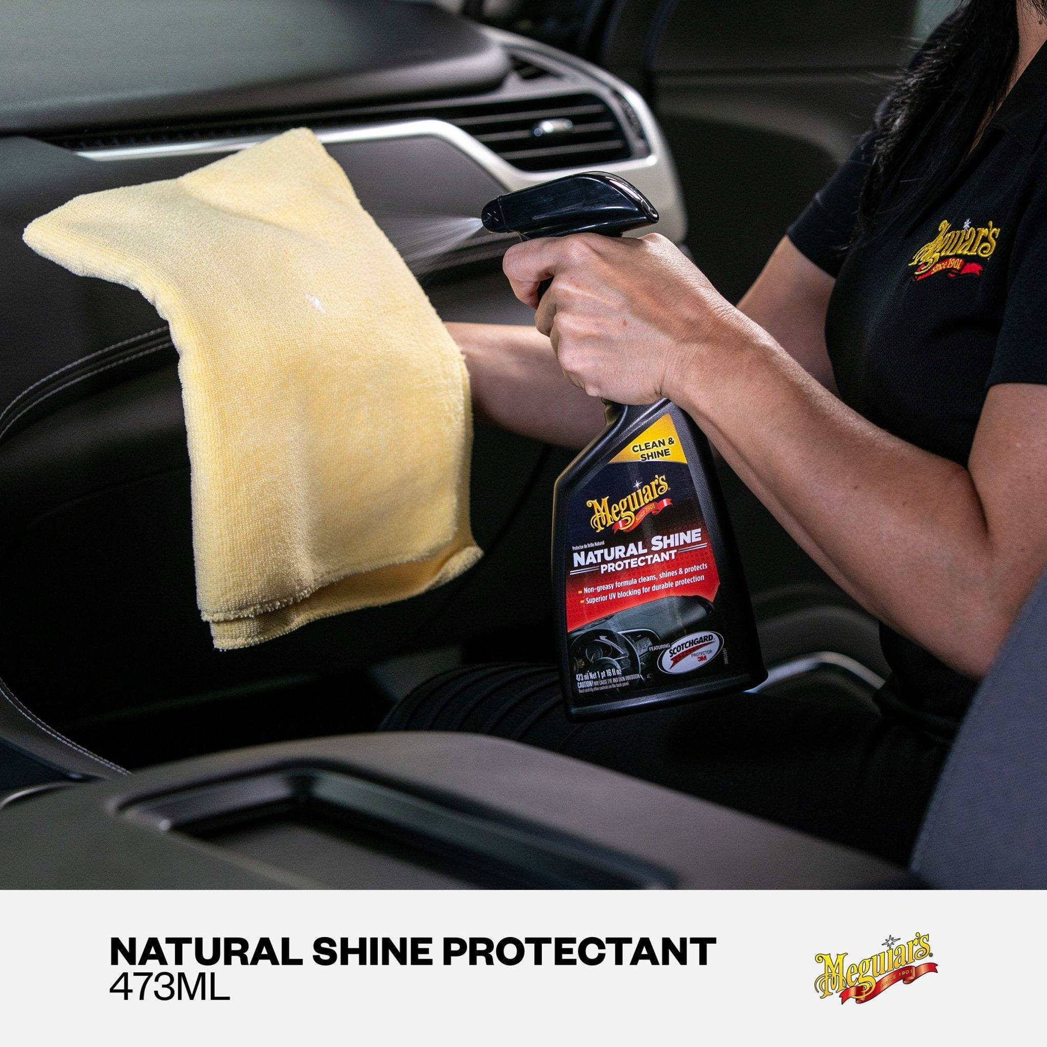 Renovador de Plásticos - Natural Shine Protectant 473ml - Meguiar's - DOMA